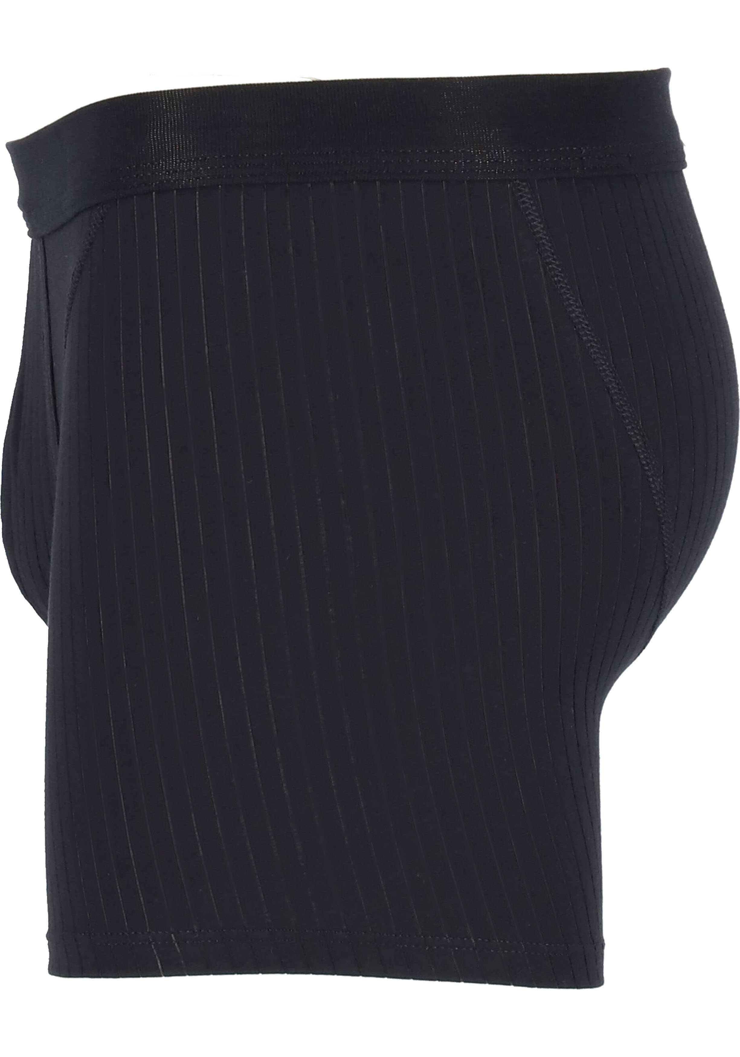 SCHIESSER Authentic shorts (2-pack), met gulp, zwart