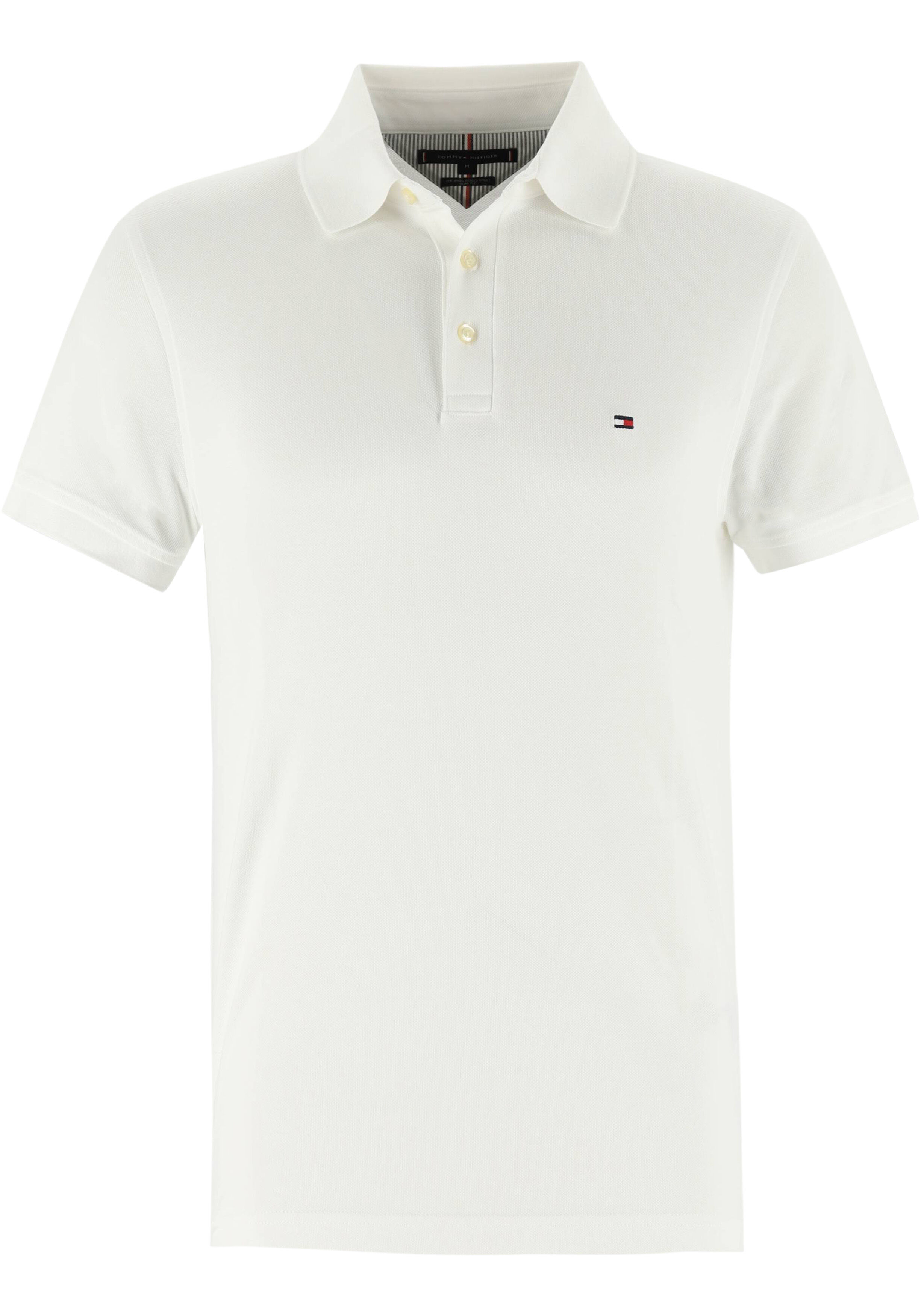 Tommy Hilfiger 1985 slim fit polo, wit