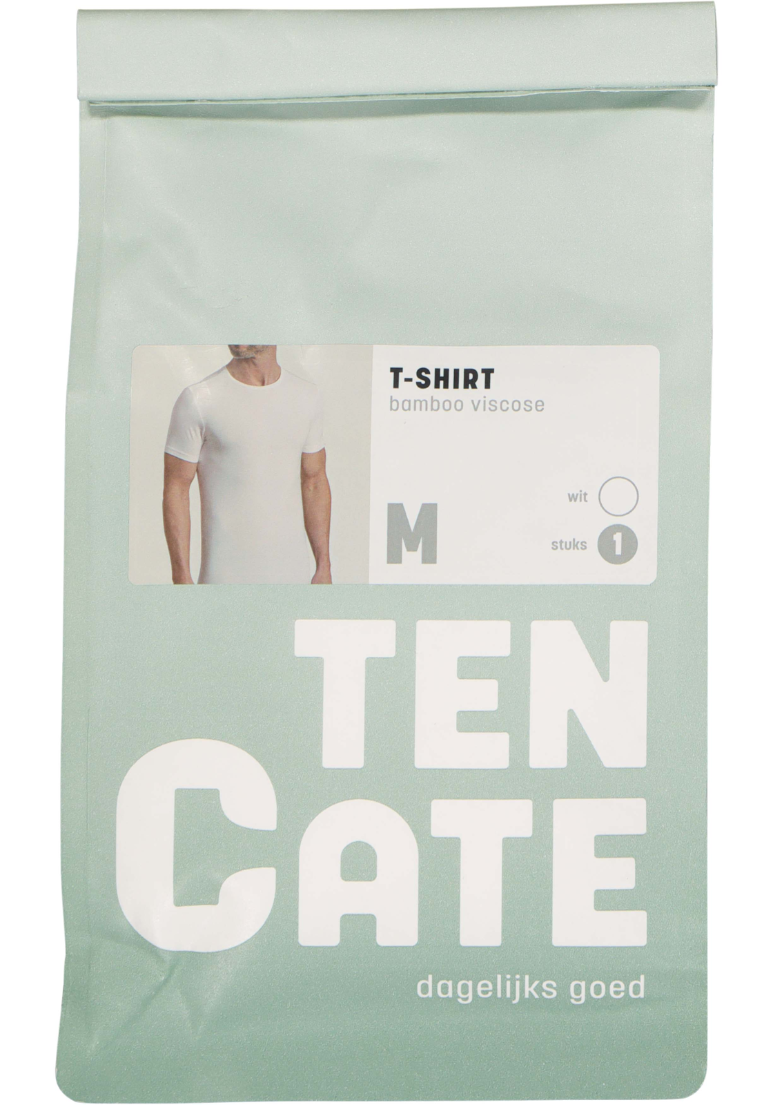 5-8711665623405_ten_cate_tshirt_HR TEN CATE Basics men bamboo viscose T-shirt (1-pack), heren T-shirt O-hals, wit