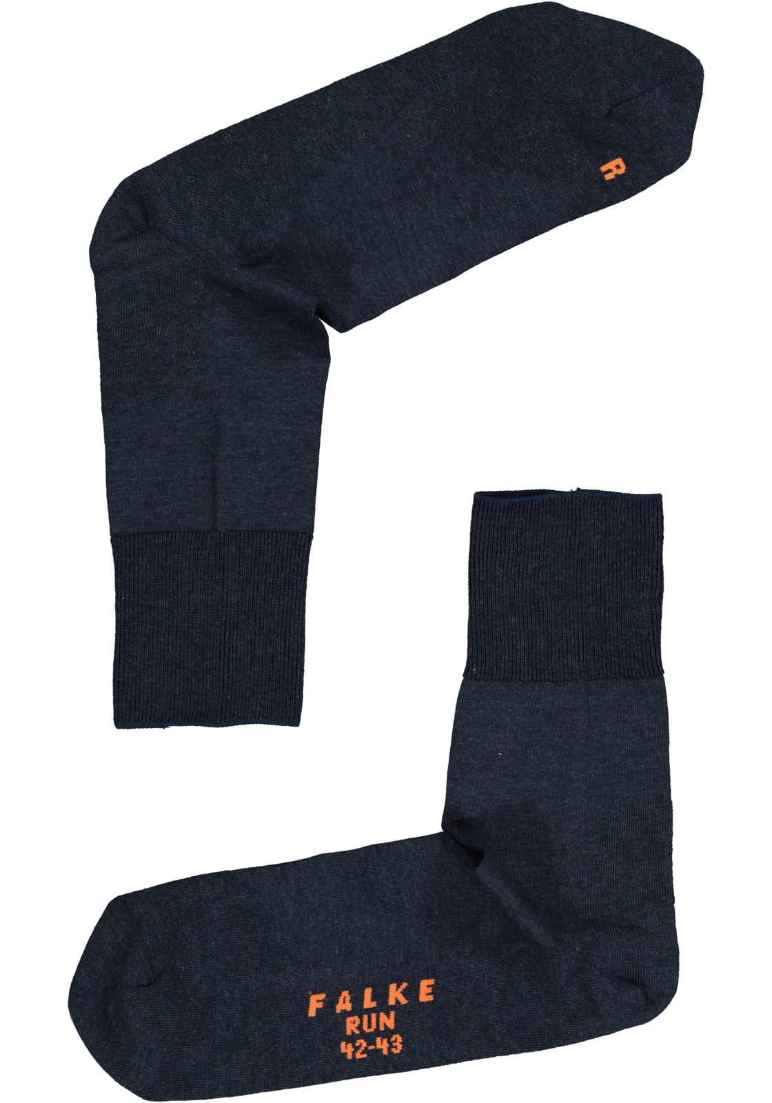 2-4004757277483_sok_HR FALKE Run unisex sokken, marine blauw melange (navy blue melange)