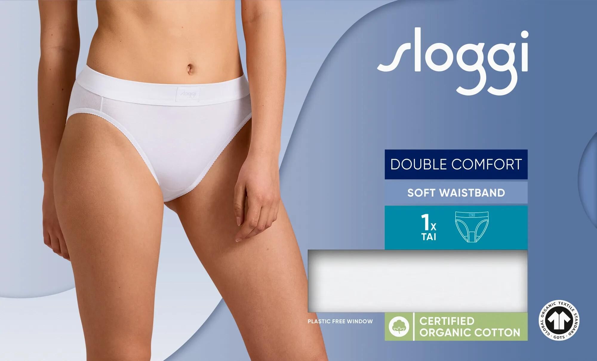 Sloggi Women Double Comfort T Tai (1-pack), dames slip, wit