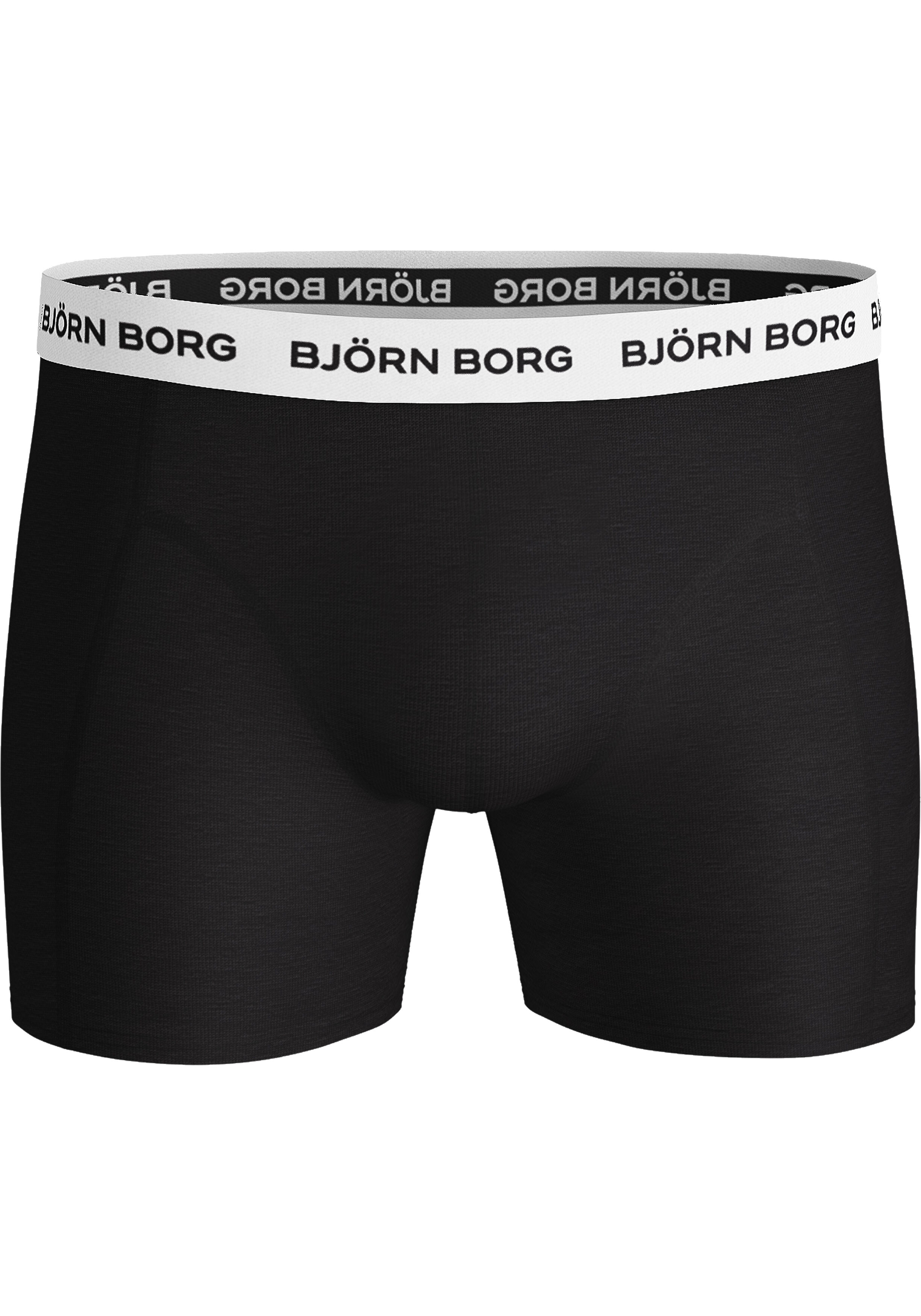 Bjorn Borg boxershorts Essential (5-pack), heren boxers normale lengte, zwart