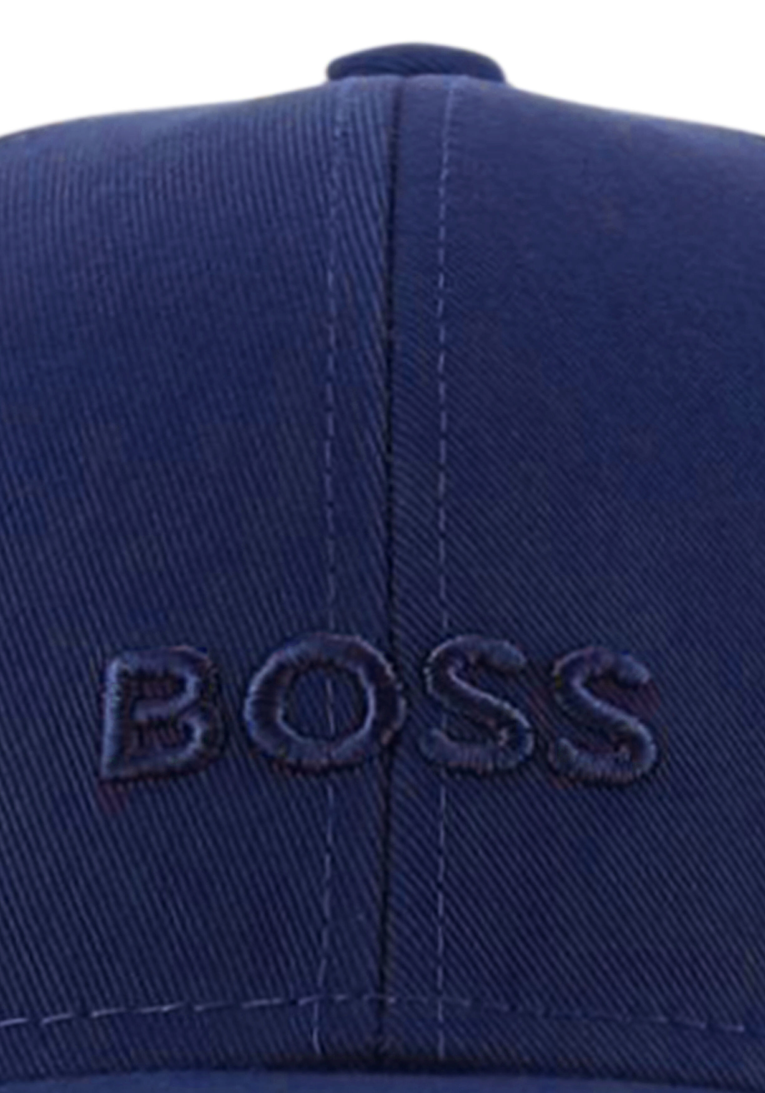 BOSS logo pet, kobalt blauw