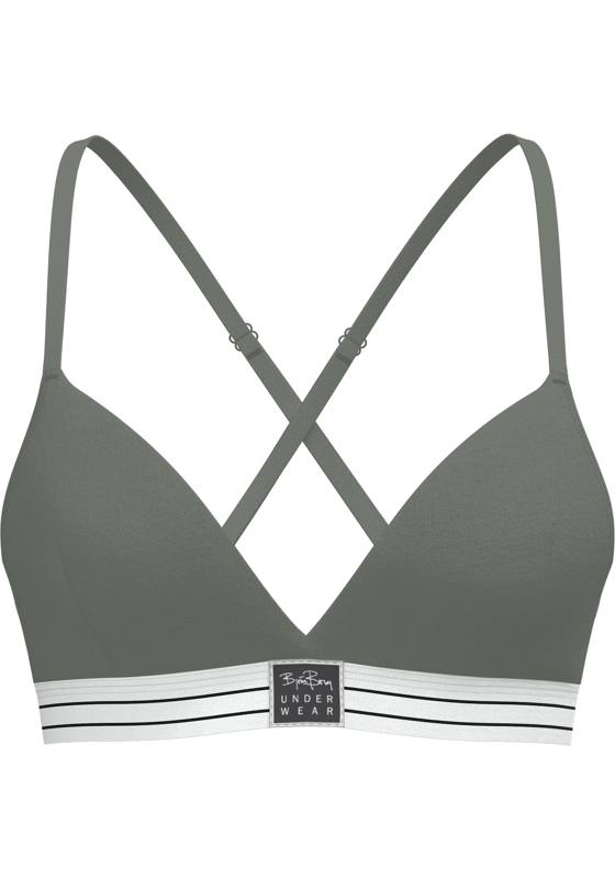 Bjorn Borg dames Original Triangle Bra, triangel BH (1-pack), groen Bjorn Borg dames Original Triangle Bra, triangel BH (1-pack), groen