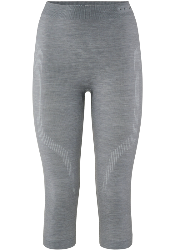 FALKE dames 3/4 tights Wool-Tech, thermobroek, grijs (grey-heather) FALKE dames 3/4 tights Wool-Tech, thermobroek, grijs (grey-heather)