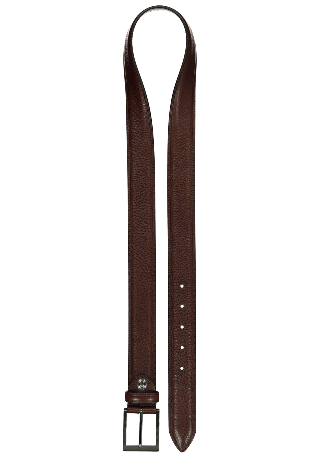 2-4032057043682_riemen_HR LINDENMANN leren heren riem, donkerbruin