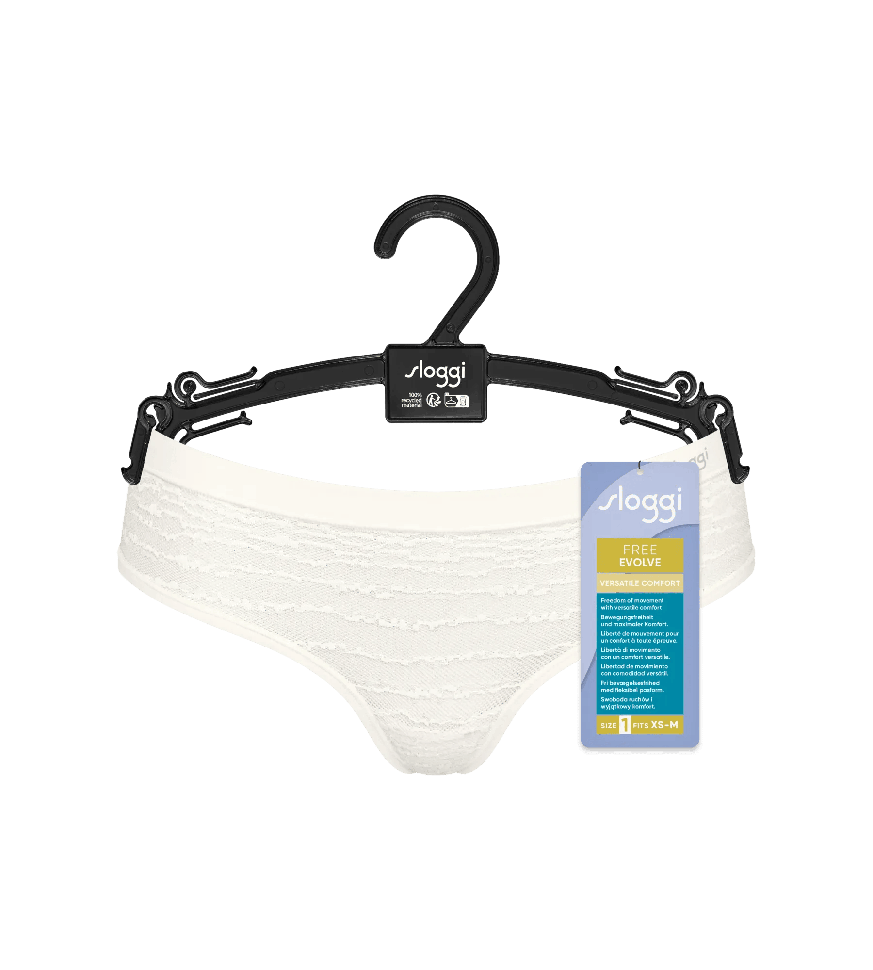 Sloggi Women FREE Evolve Hipster Lace (1-pack), dames slip, wit