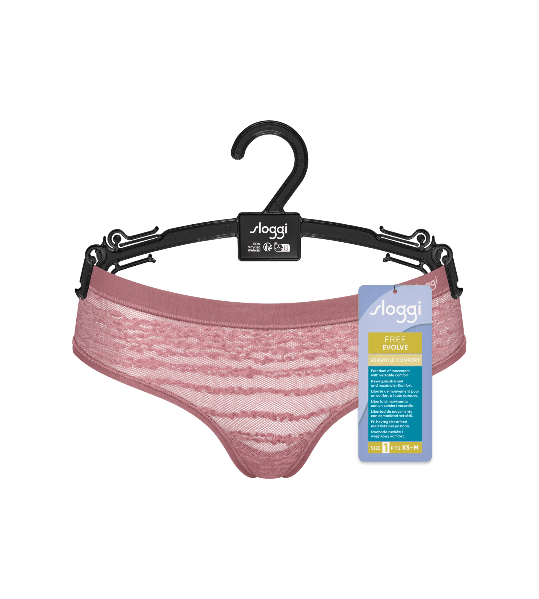 Sloggi Women FREE Evolve Hipster Lace (1-pack), dames slip, oudroze