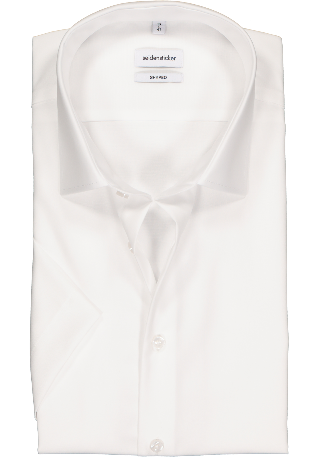 1-4030864997273_seidensticker-overhemd_HR Seidensticker shaped fit overhemd, korte mouw, wit