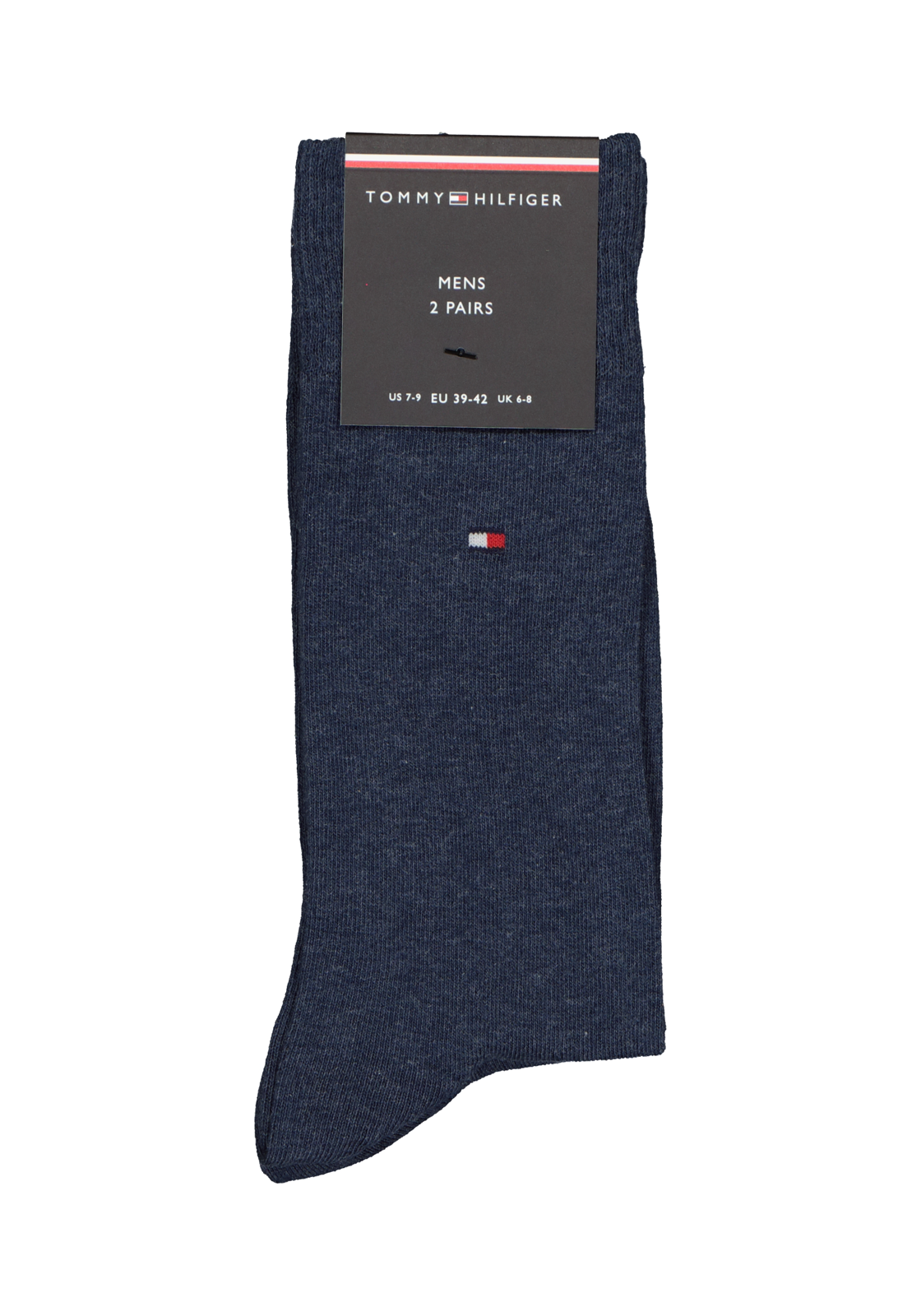 3-8713537927031_sokken_Tommy_Hilfiger_HR Tommy Hilfiger Classic Socks (2-pack), herensokken katoen, jeans blauw