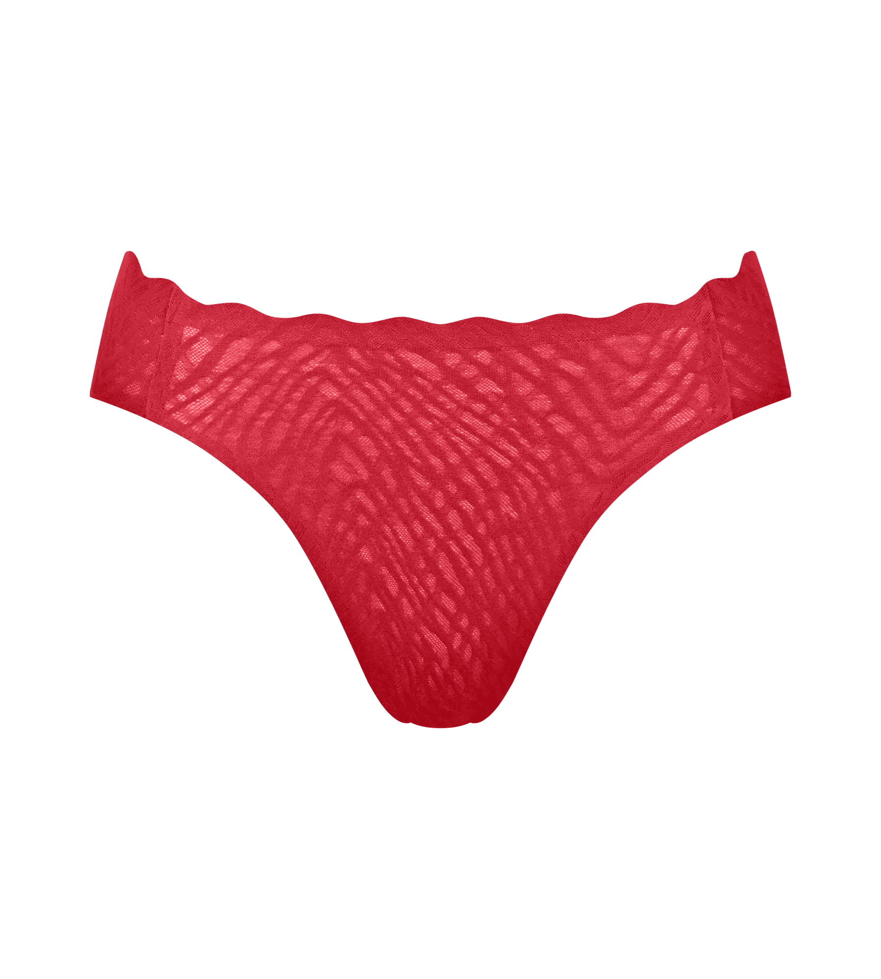 Sloggi Women ZERO Feel Bliss Festive High leg (1-pack), dames slip, rood