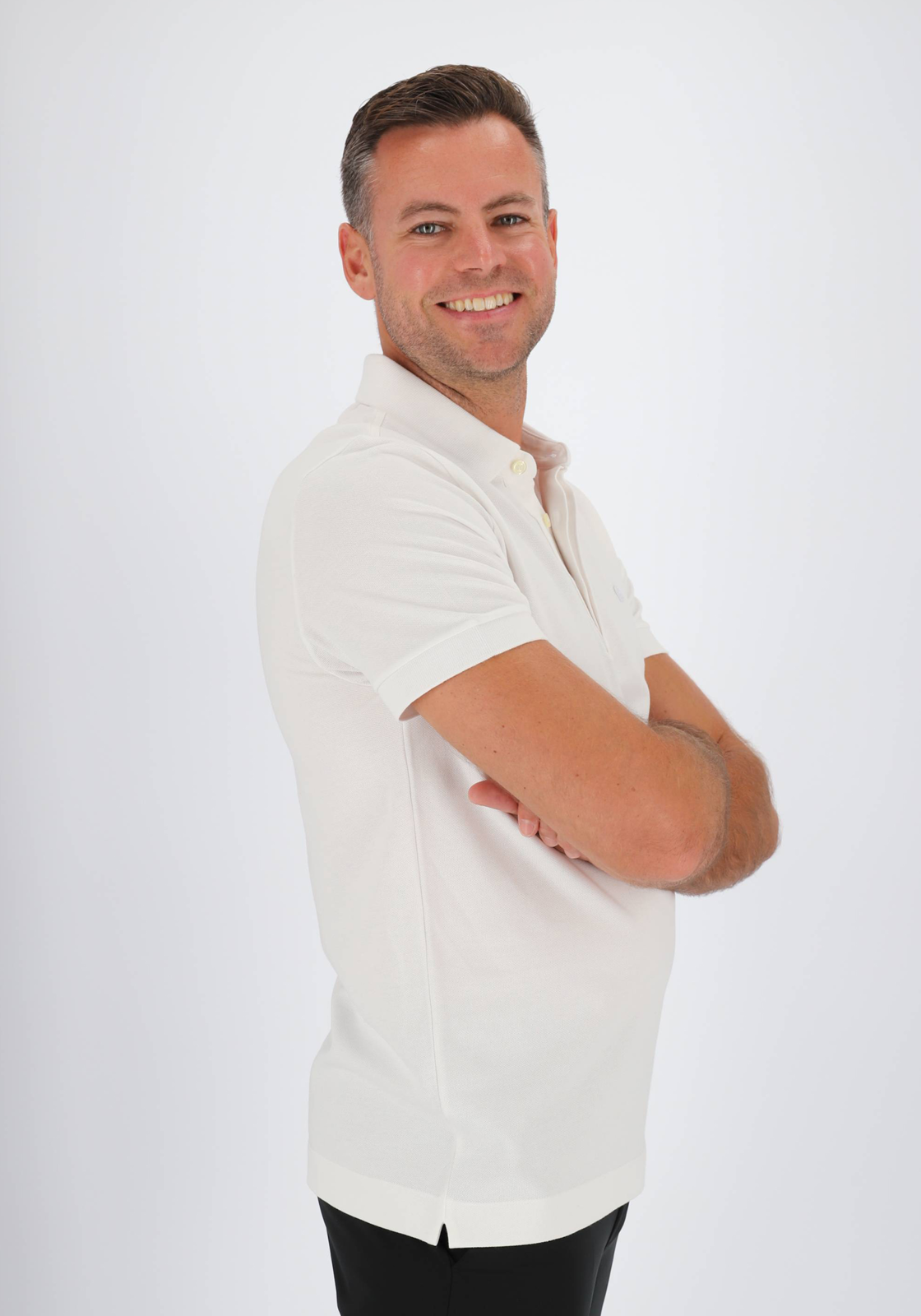 Lacoste Paris Stretch Pique Polo Regular Fit, wit Lacoste Paris Stretch Pique Polo Regular Fit, wit