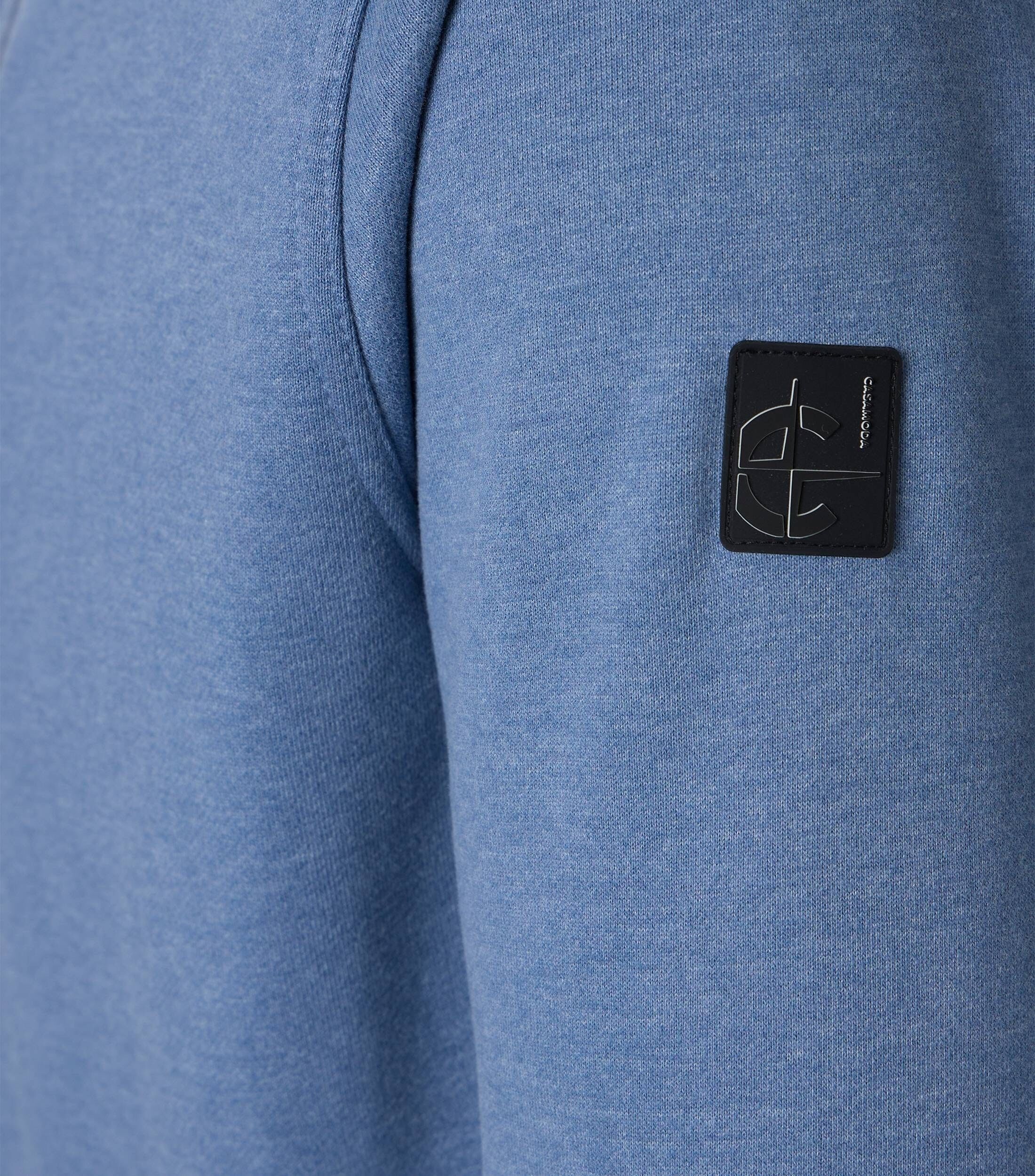 CASA MODA comfort fit sweatvest, blauw, grijs