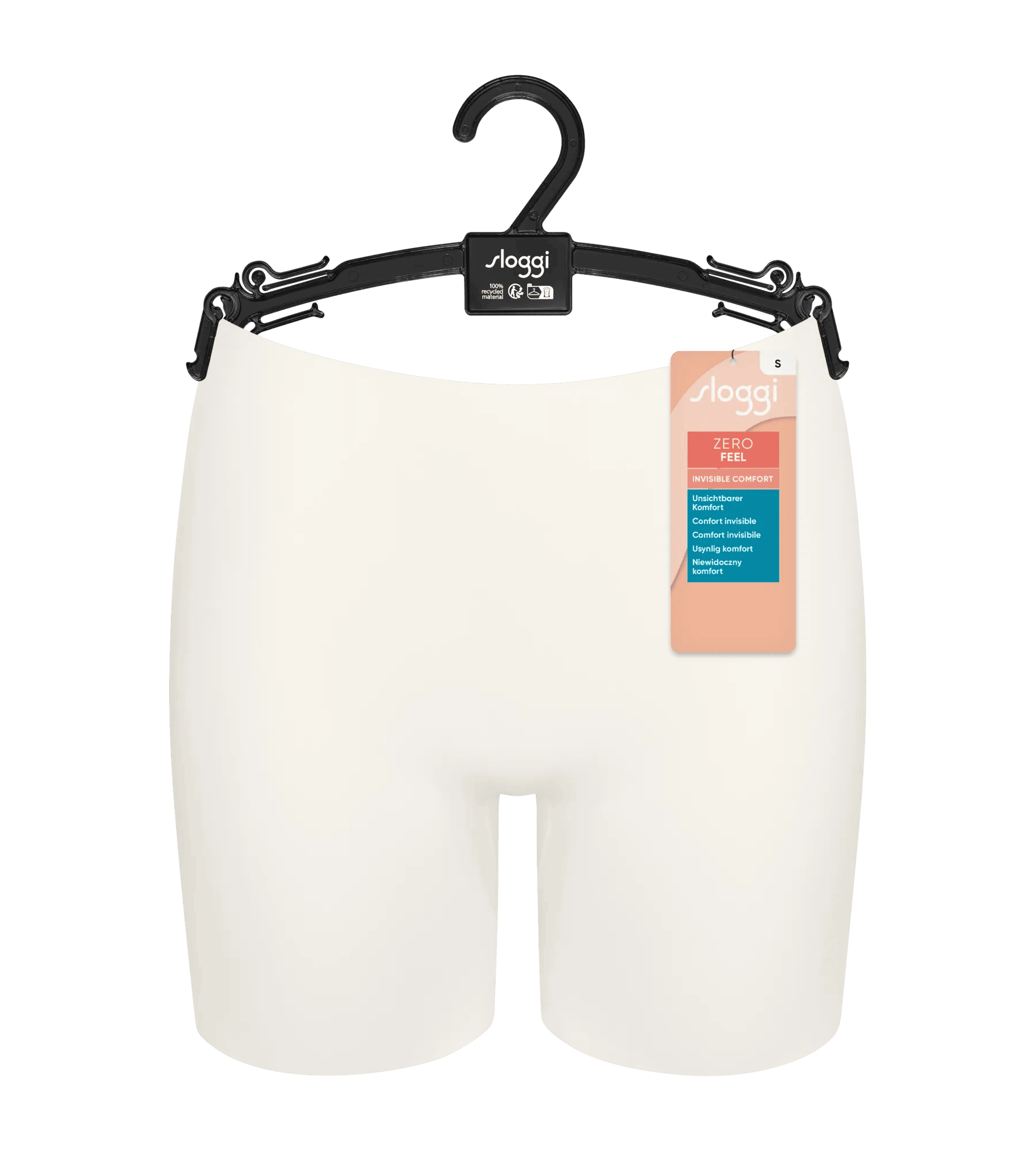 Sloggi Women ZERO Feel 2.0 Cyclist N (1-pack), dames boxer, wit
