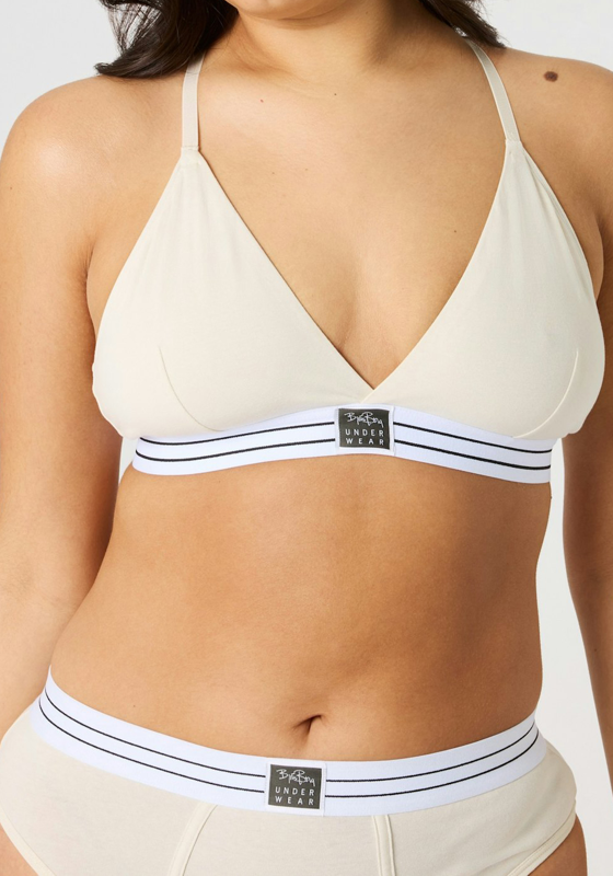 Bjorn Borg dames Original Triangle Bra, triangel BH (1-pack), beige Bjorn Borg dames Original Triangle Bra, triangel BH (1-pack), beige