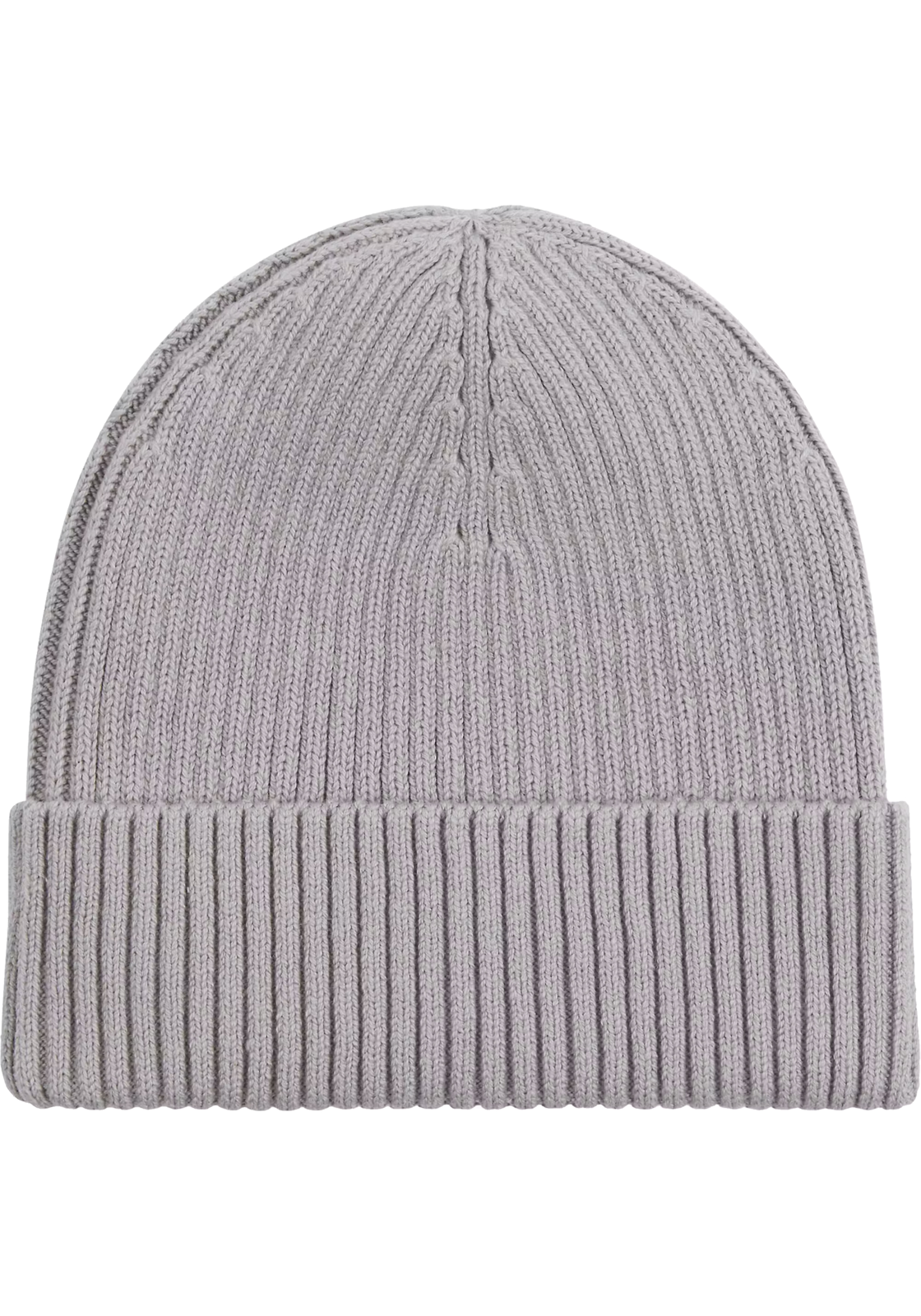 Calvin Klein muts, classic cotton rib beanie, middengrijs Calvin Klein muts, classic cotton rib beanie, middengrijs