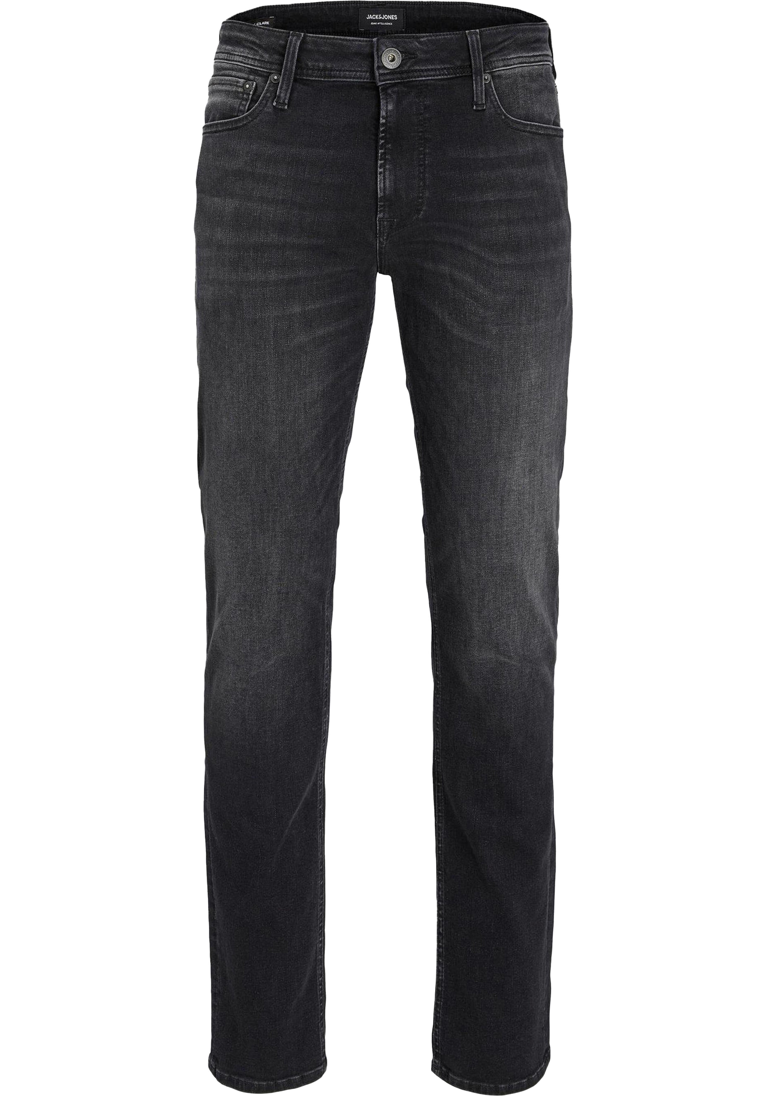 JACK & JONES Clark Original Jos regular fit, heren jeans, zwart denim
