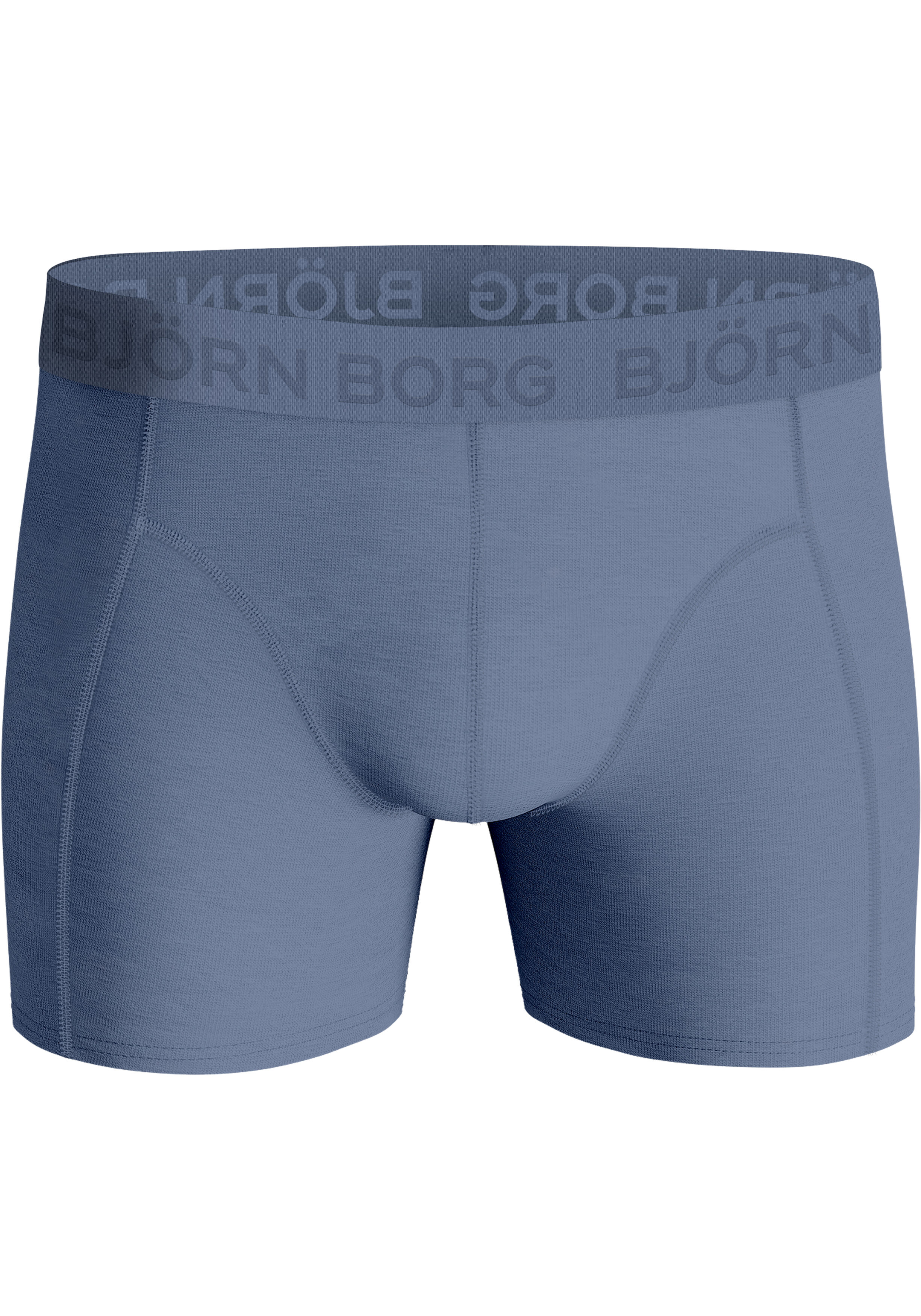 Bjorn Borg Cotton Stretch boxers, heren boxers normale lengte (3-pack), donkerblauw, donkerblauw, blauw