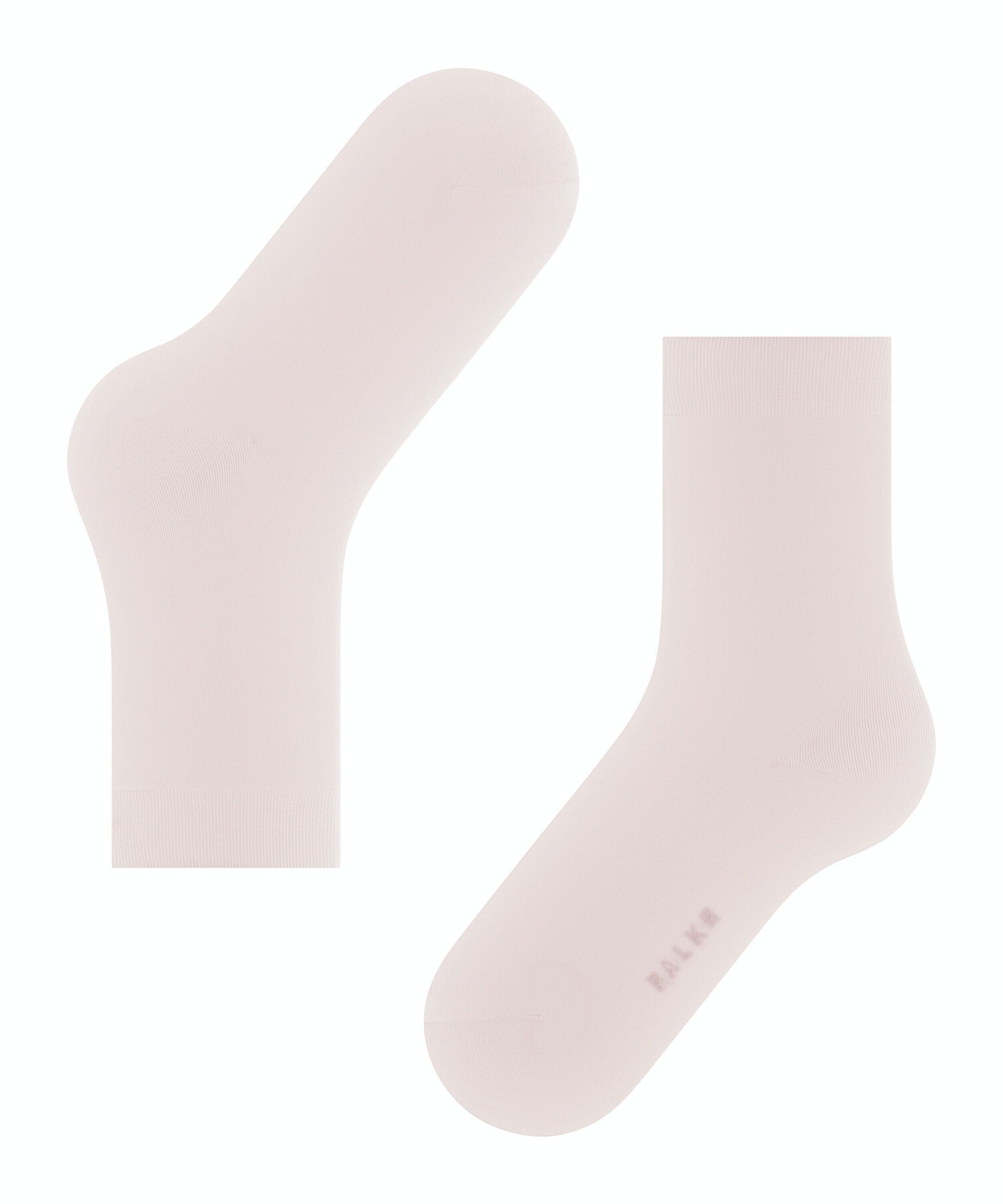 FALKE Cotton Touch damessokken, lichtroze (light pink)