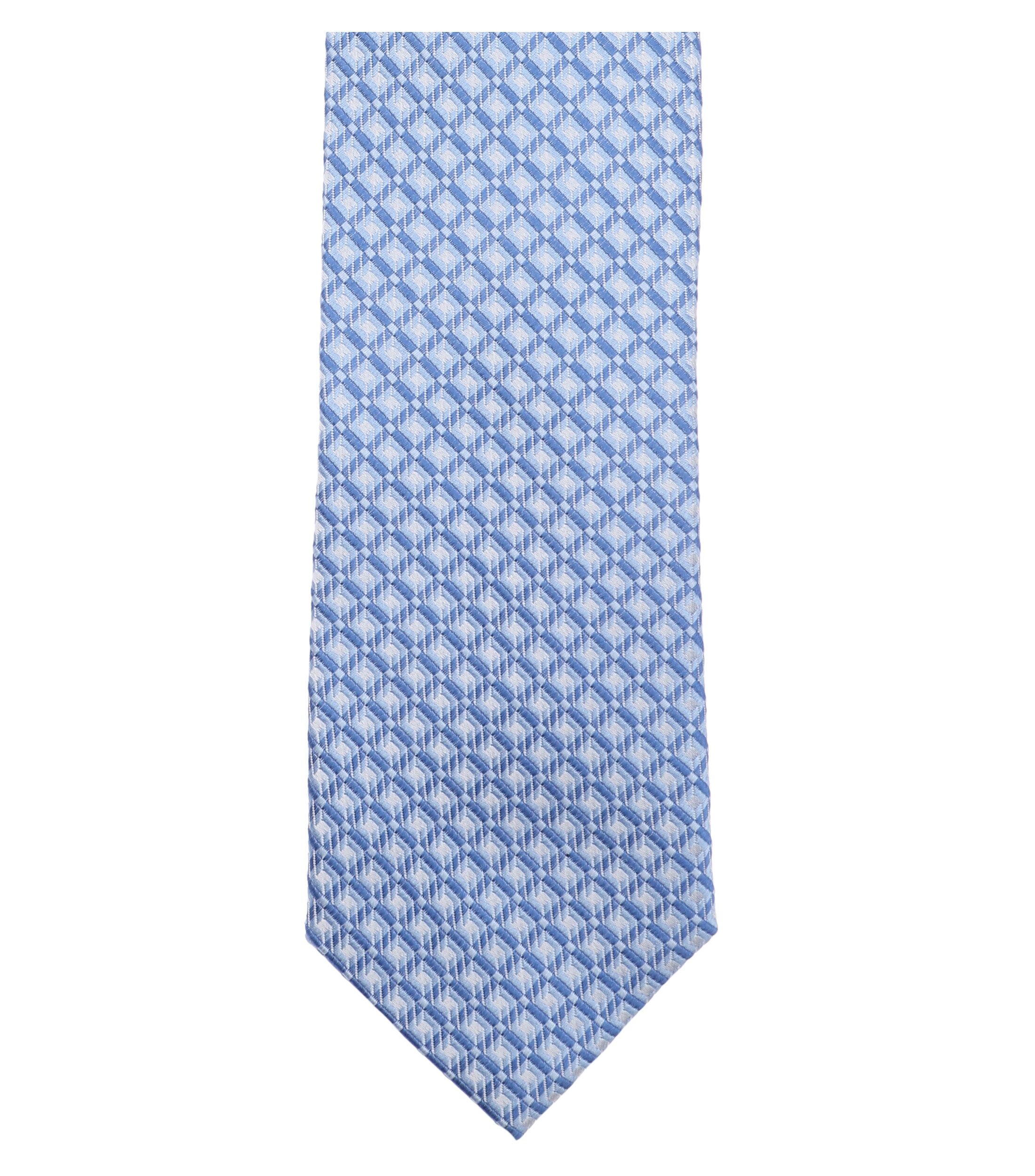 VENTI stropdas, blauw, wit dessin