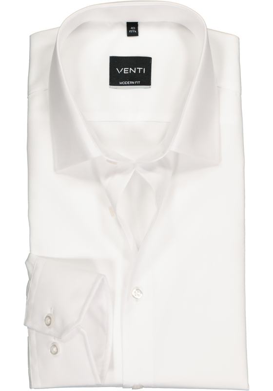 VENTI modern fit overhemd, mouwlengte 72, wit VENTI modern fit overhemd, mouwlengte 72, wit