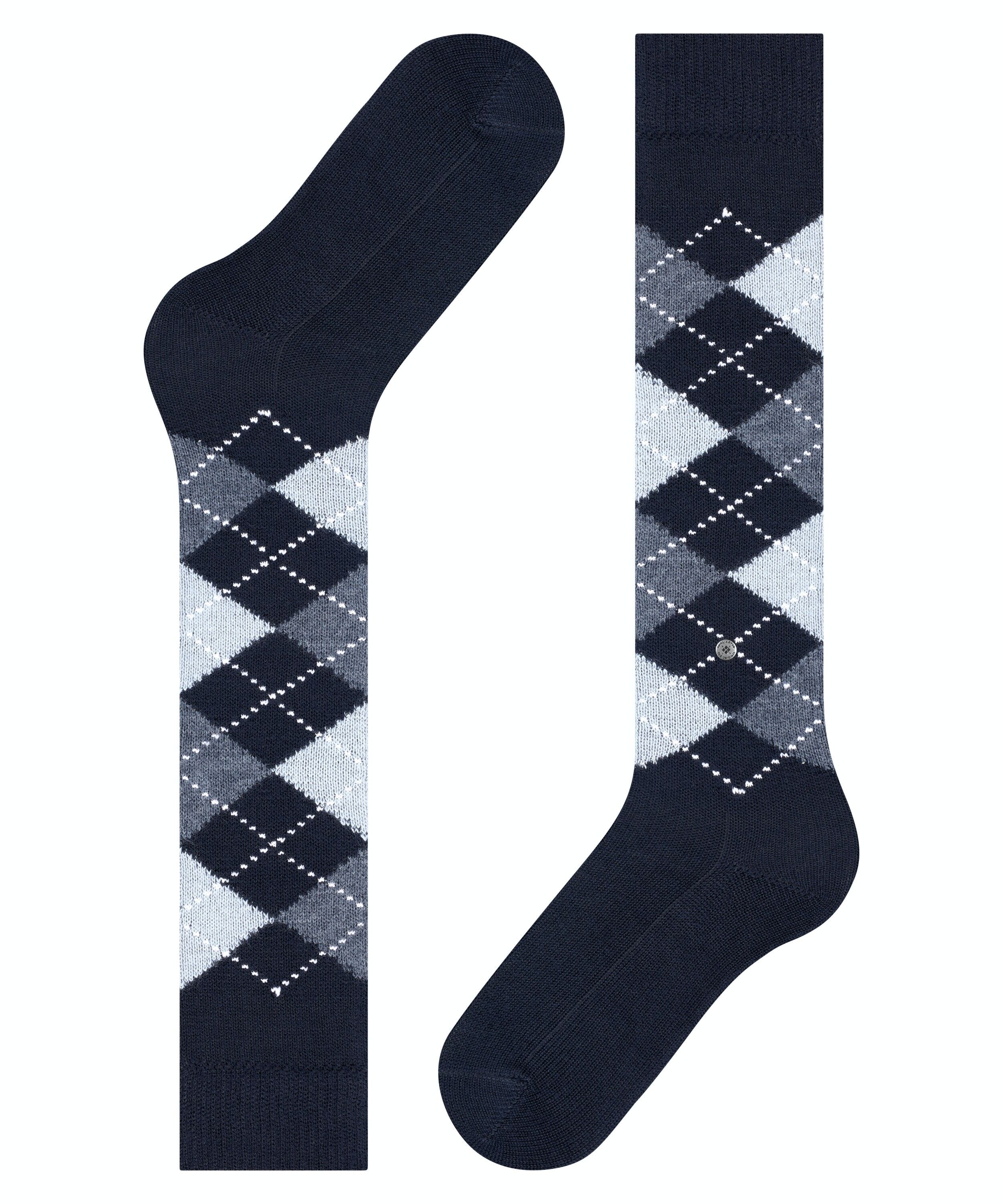 Burlington Whitby dames kniekousen, blauw (marine)