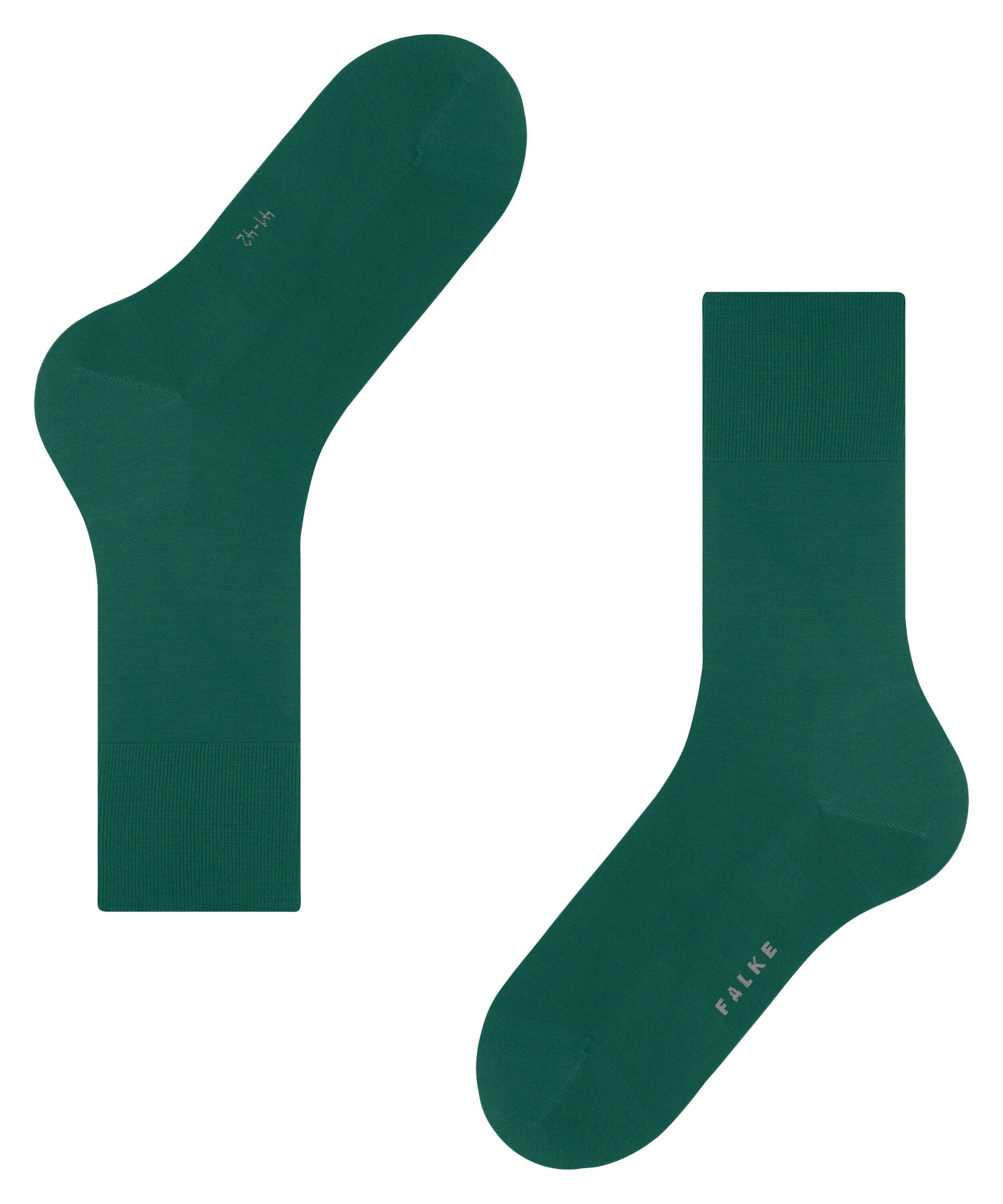 FALKE ClimaWool herensokken, groen (emerald)
