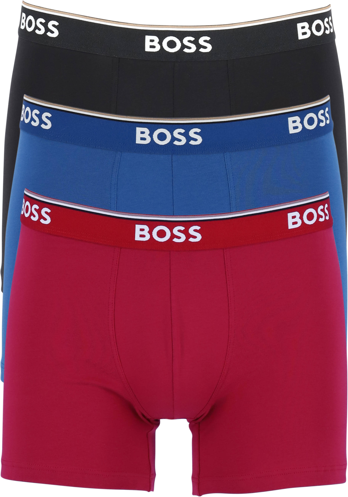 01-4063534486654_HB_Boxer_3p_HR HUGO BOSS Power boxer briefs (3-pack), heren boxers normale lengte, rood, blauw, zwart