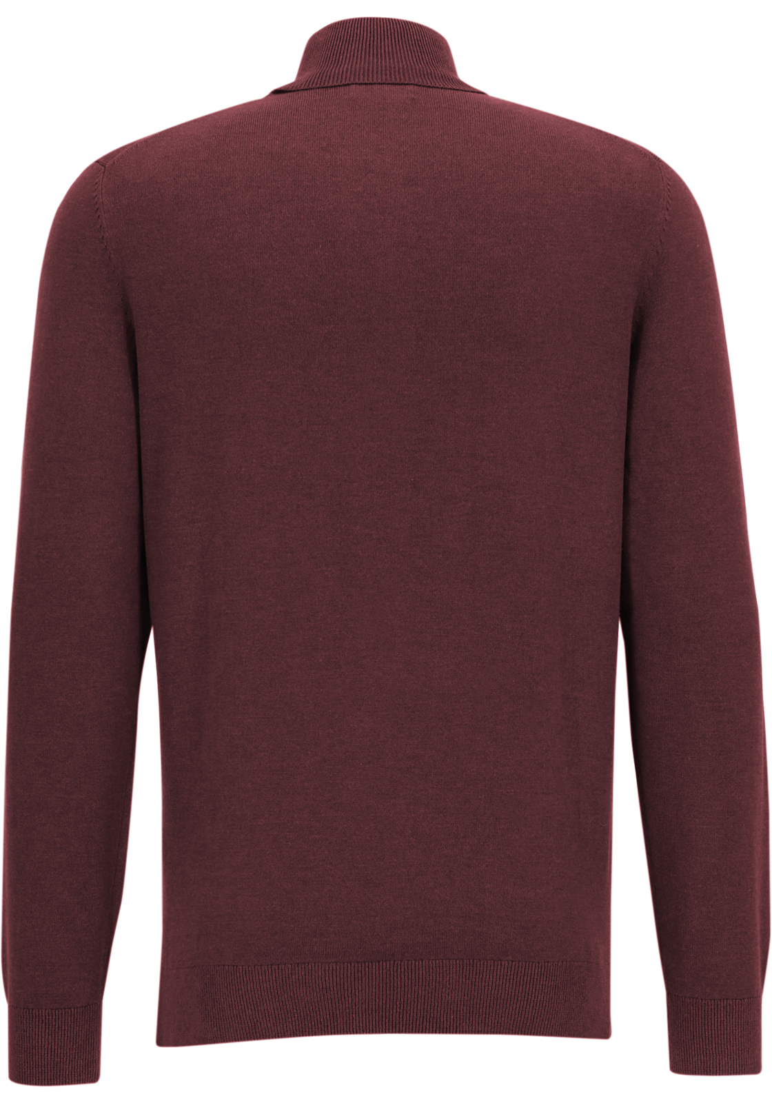 Michaelis heren trui katoenmengsel, slim fit coltrui, donkerrood Michaelis heren trui katoenmengsel, slim fit coltrui, donkerrood