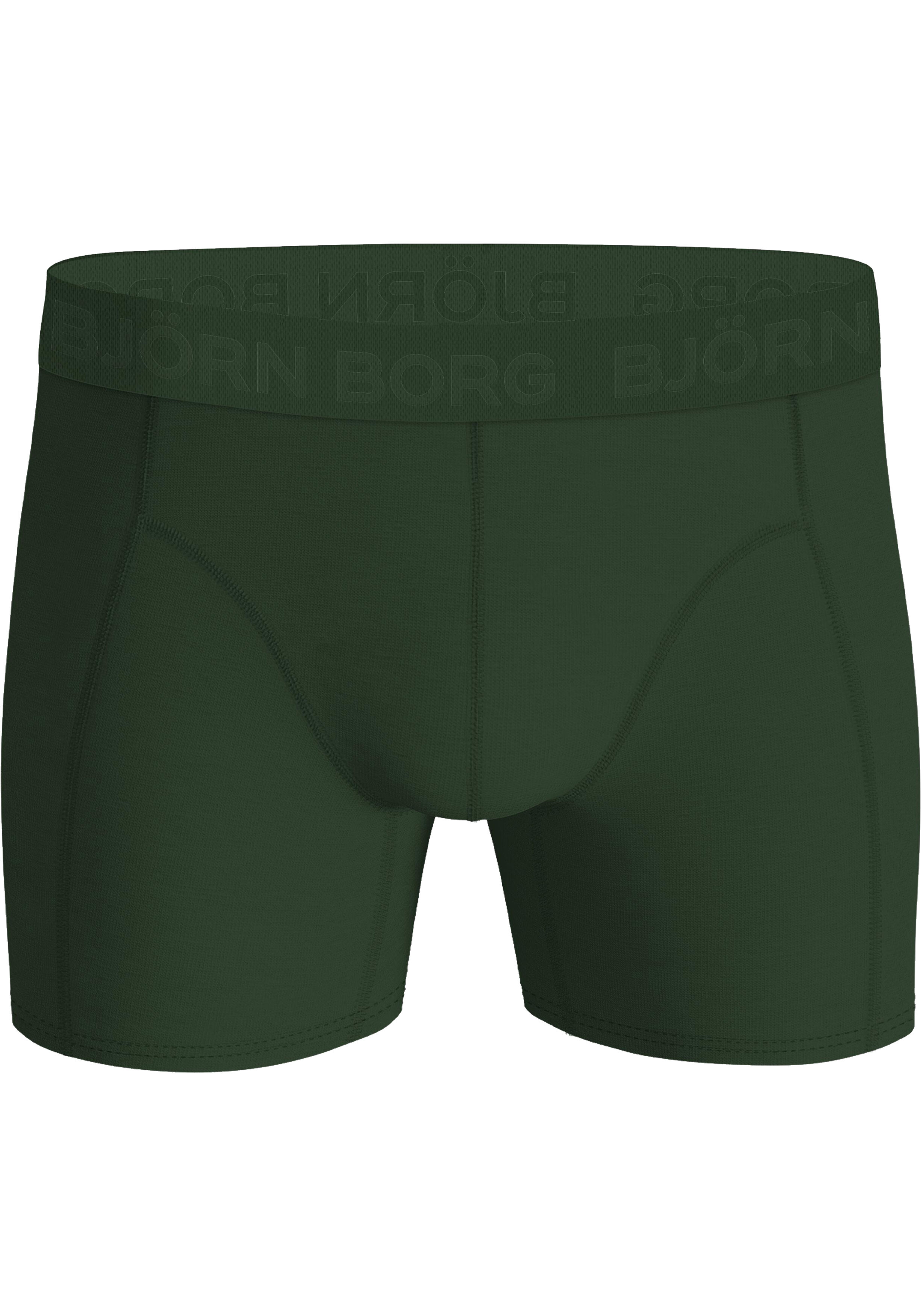 Bjorn Borg Cotton Stretch boxers, heren boxers normale lengte (3-pack), , zwart, zwart, zwart, zwart, zwart