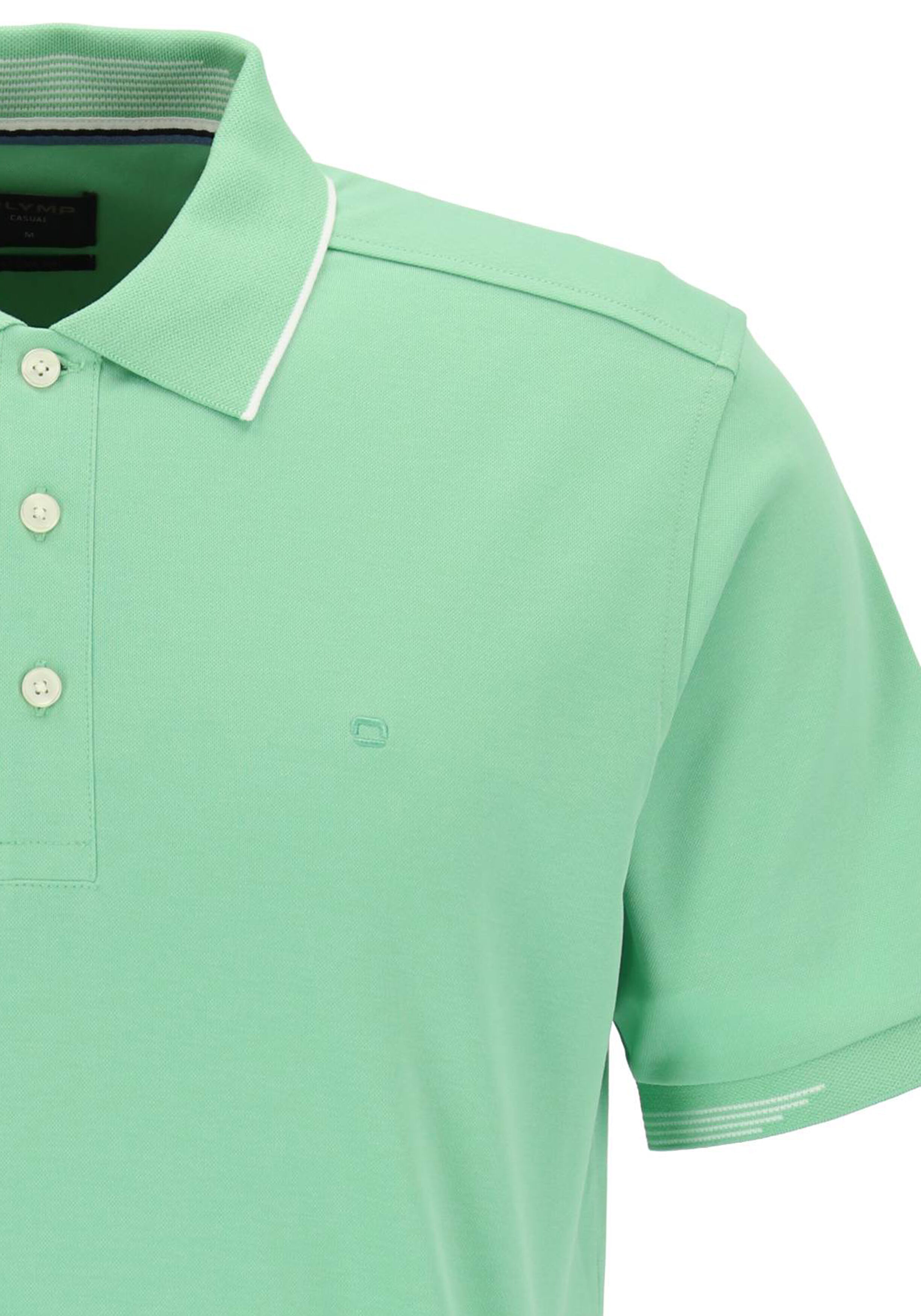 OLYMP Polo Casual, modern fit polo, mint groen