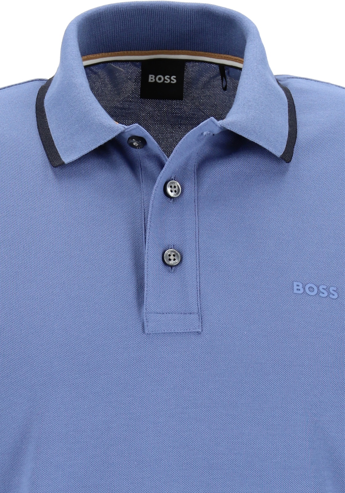 4-4063541232299-BOSS-BOSS_PS_blauw_50494697479_360_HR BOSS Parlay regular fit polo, pique, blauw