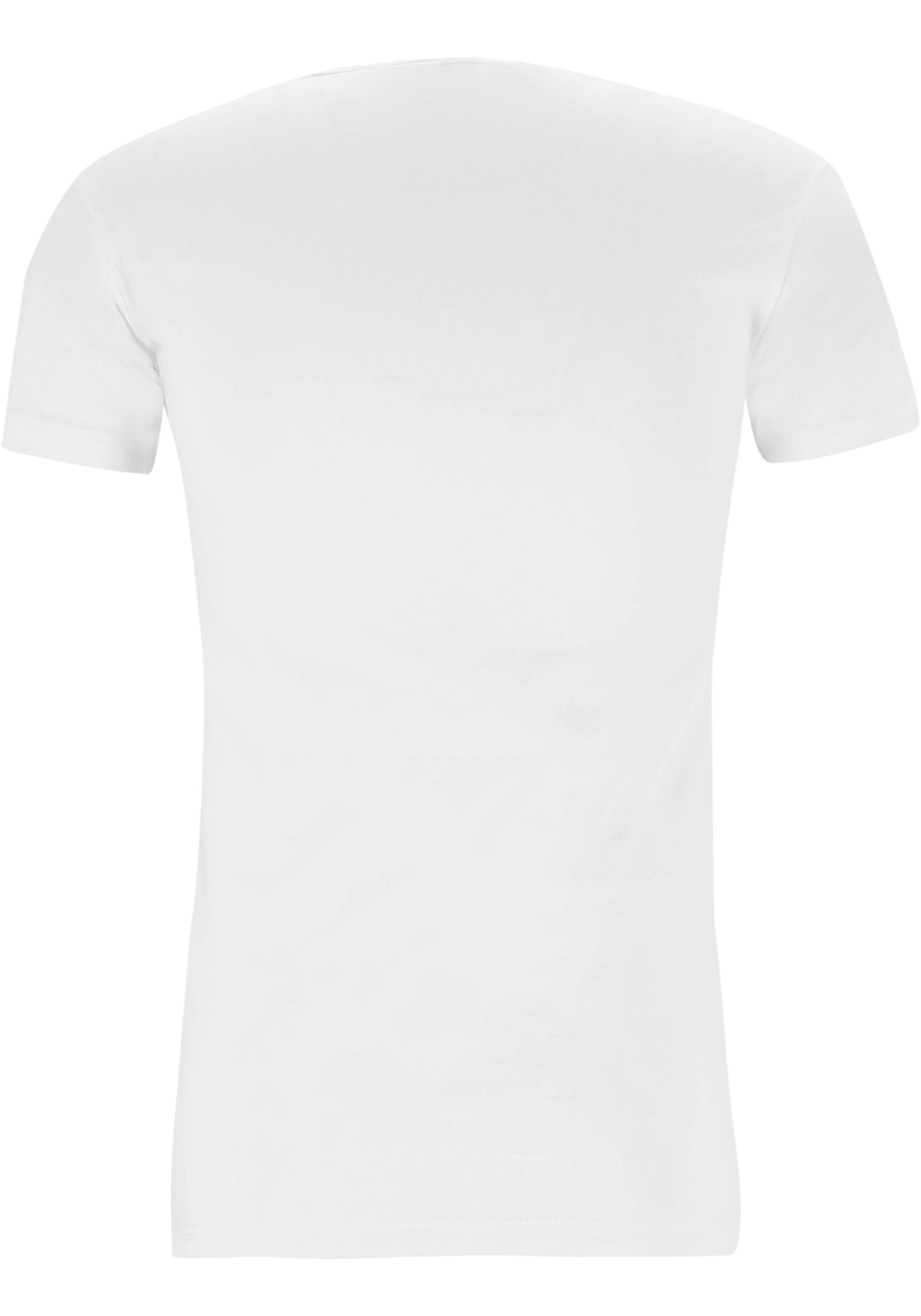 ALAN RED T-shirts Ottawa (2-pack), O-hals stretch, wit