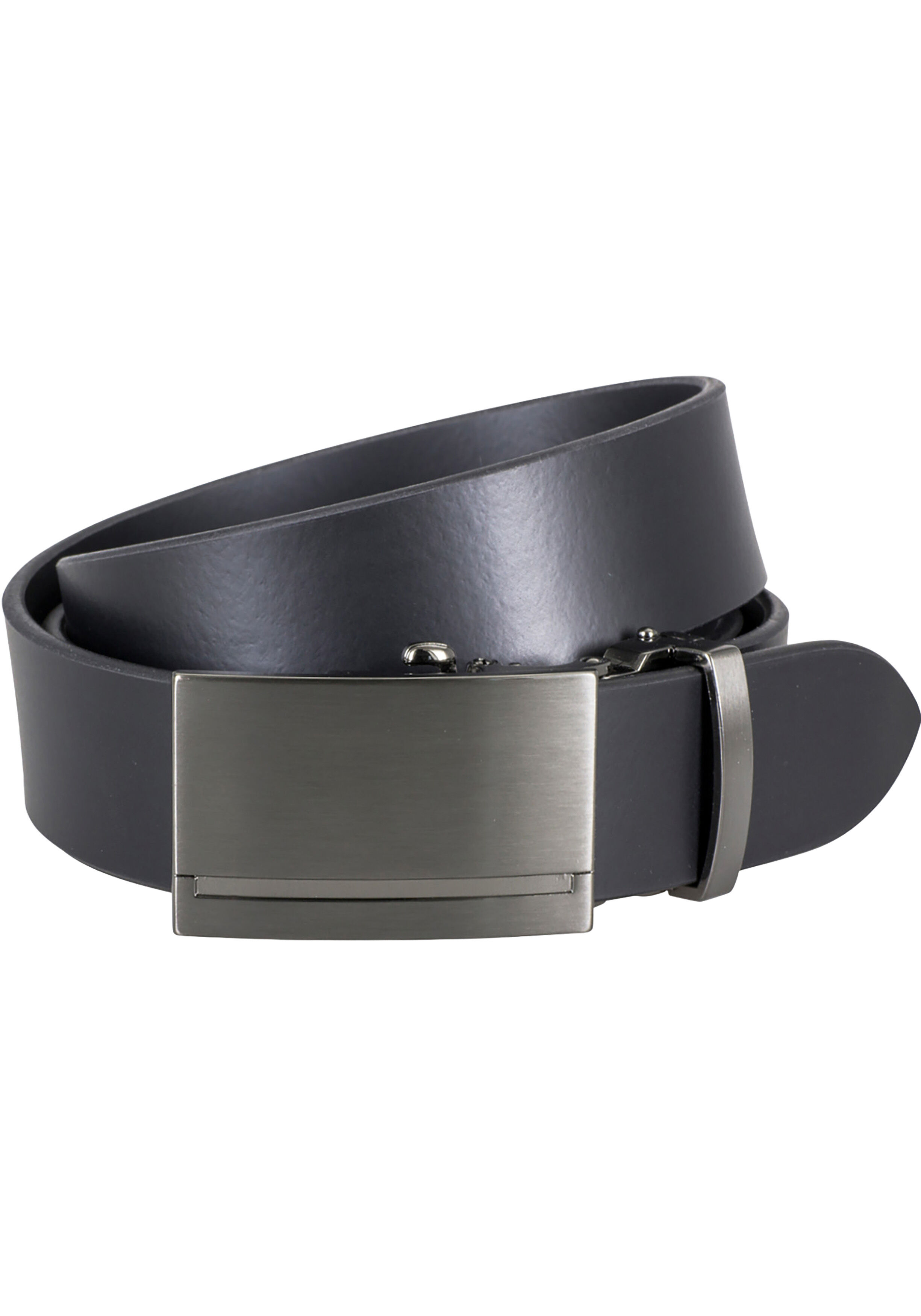 LINDENMANN leren heren riem, zwart