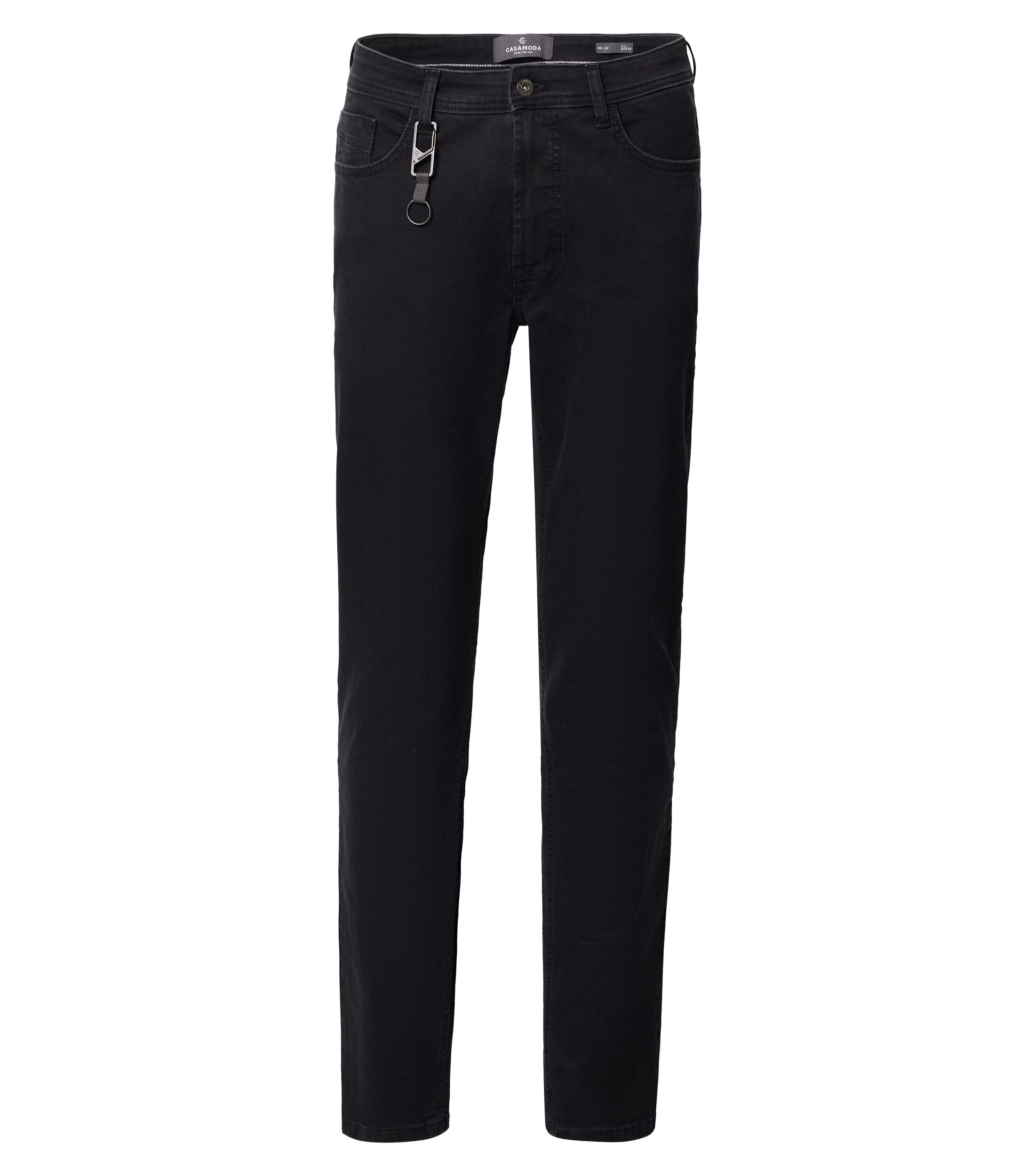 CASA MODA jeans STEVE, heren 5-pocket spijkerbroek, zwart