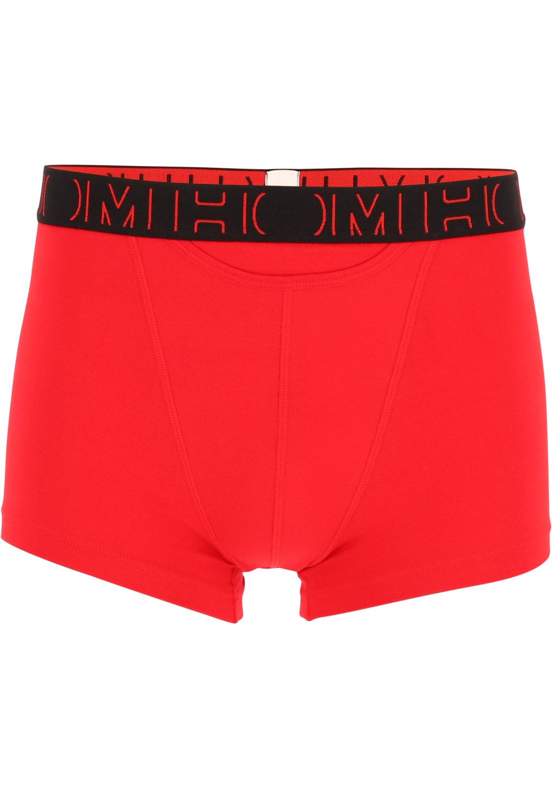 2-9009984230008_HOM_boxers_2p_HR HOM Boxerlines #2 boxer briefs HO1 (2-pack), heren boxer kort met horizontale gulp, rood, zwart