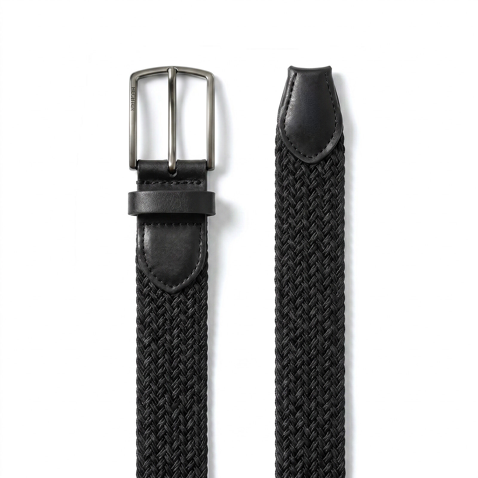 HECHTER elastische heren riem, zwart