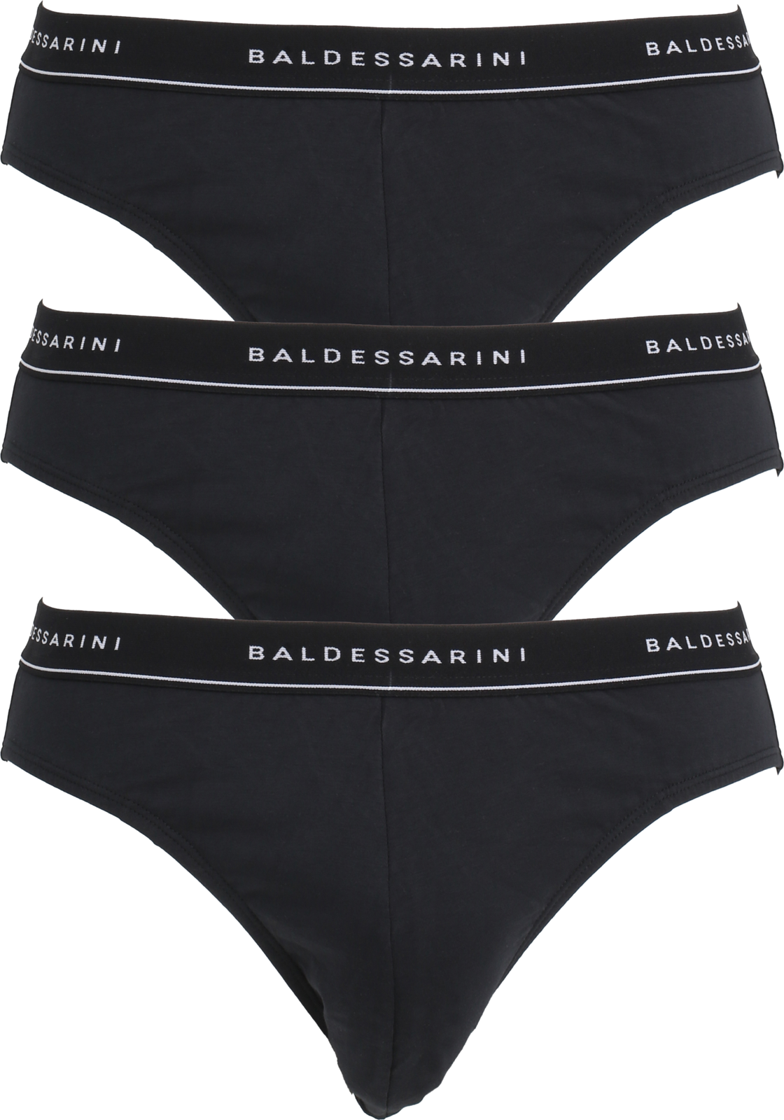 1-4060708005703_HR BALDESSARINI heren minislip met gulp (3-pack), zwart