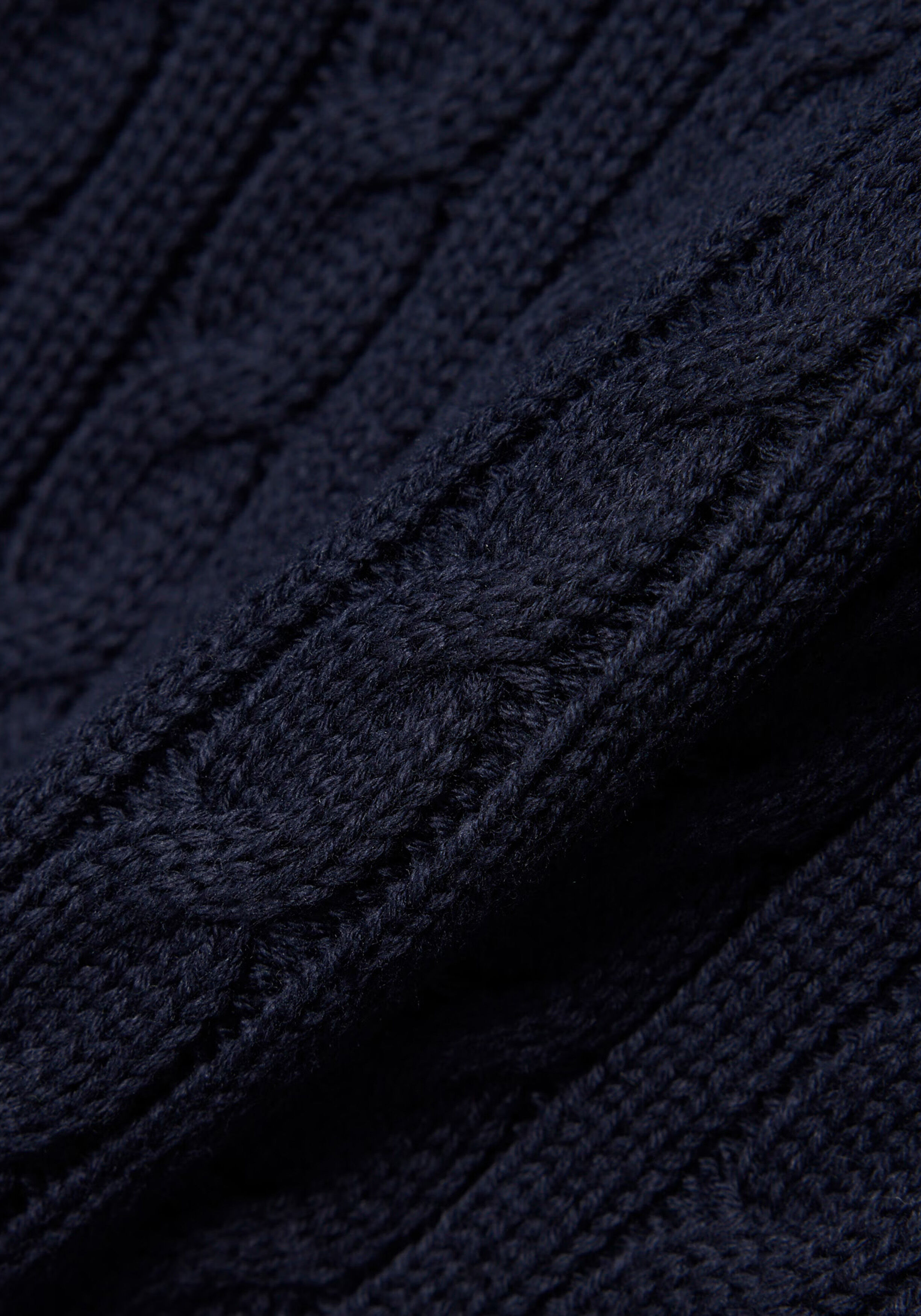 Lacoste herentrui katoen, O-hals, navy blauw