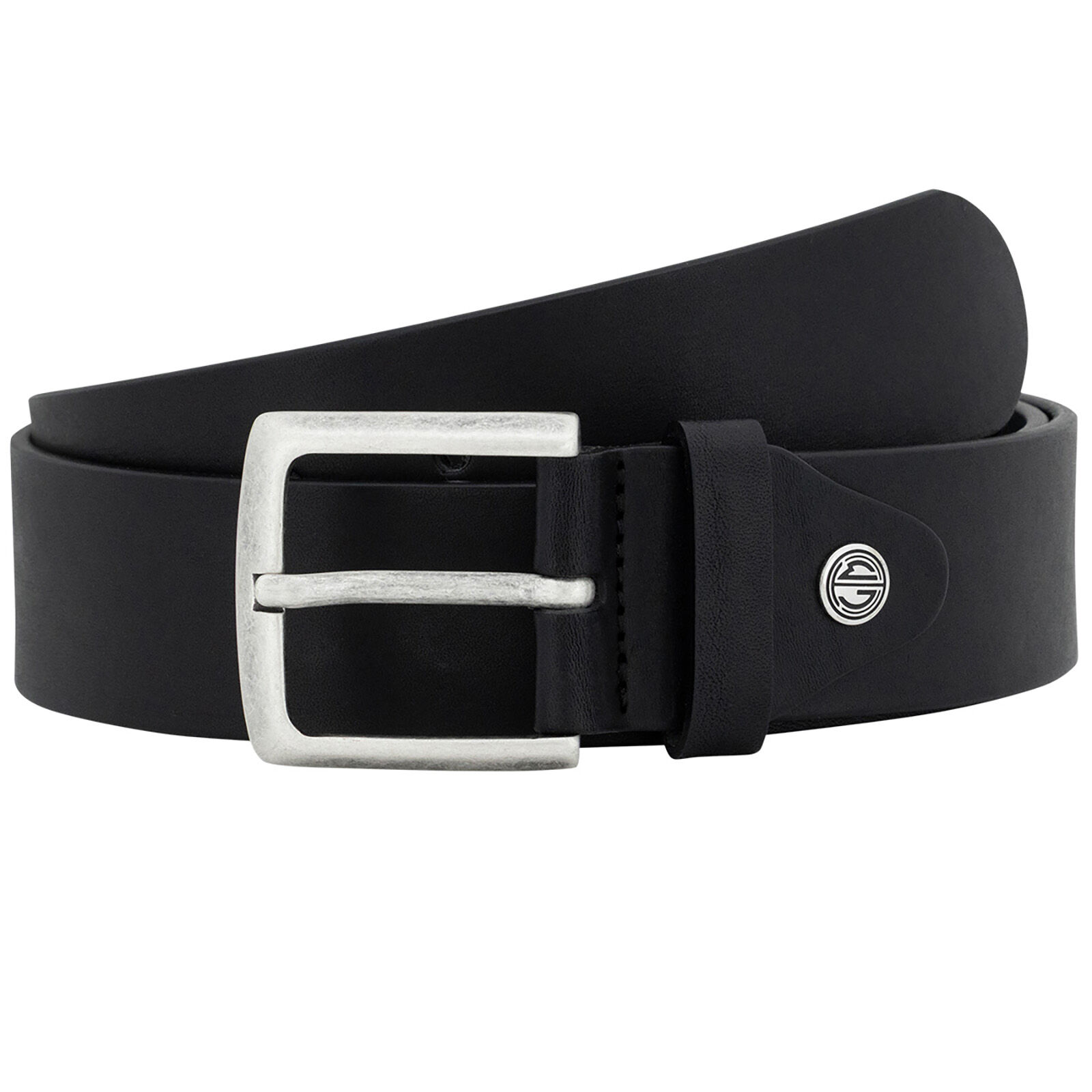LINDENMANN leren heren riem, zwart