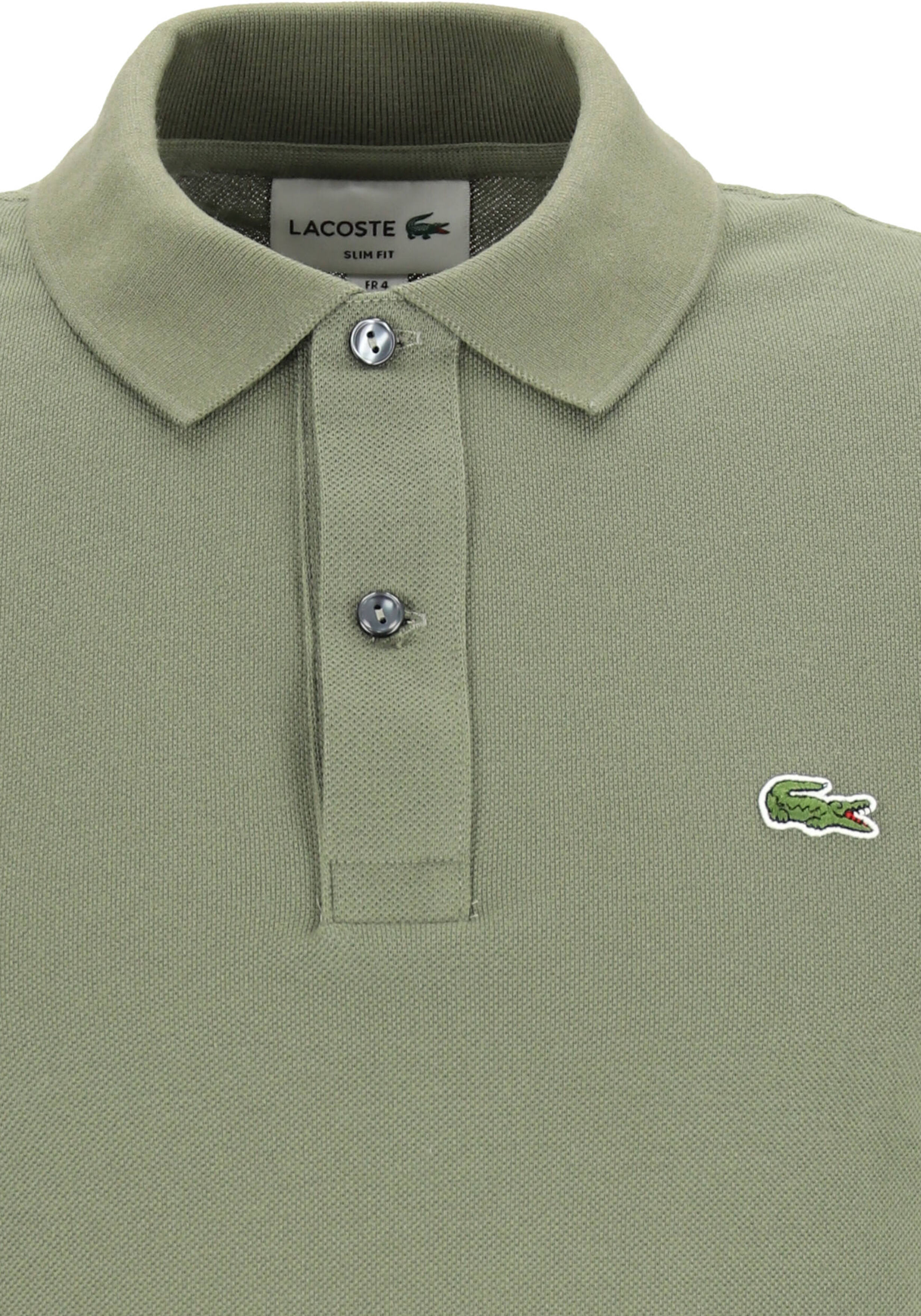 Lacoste Slim Fit polo, tank groen