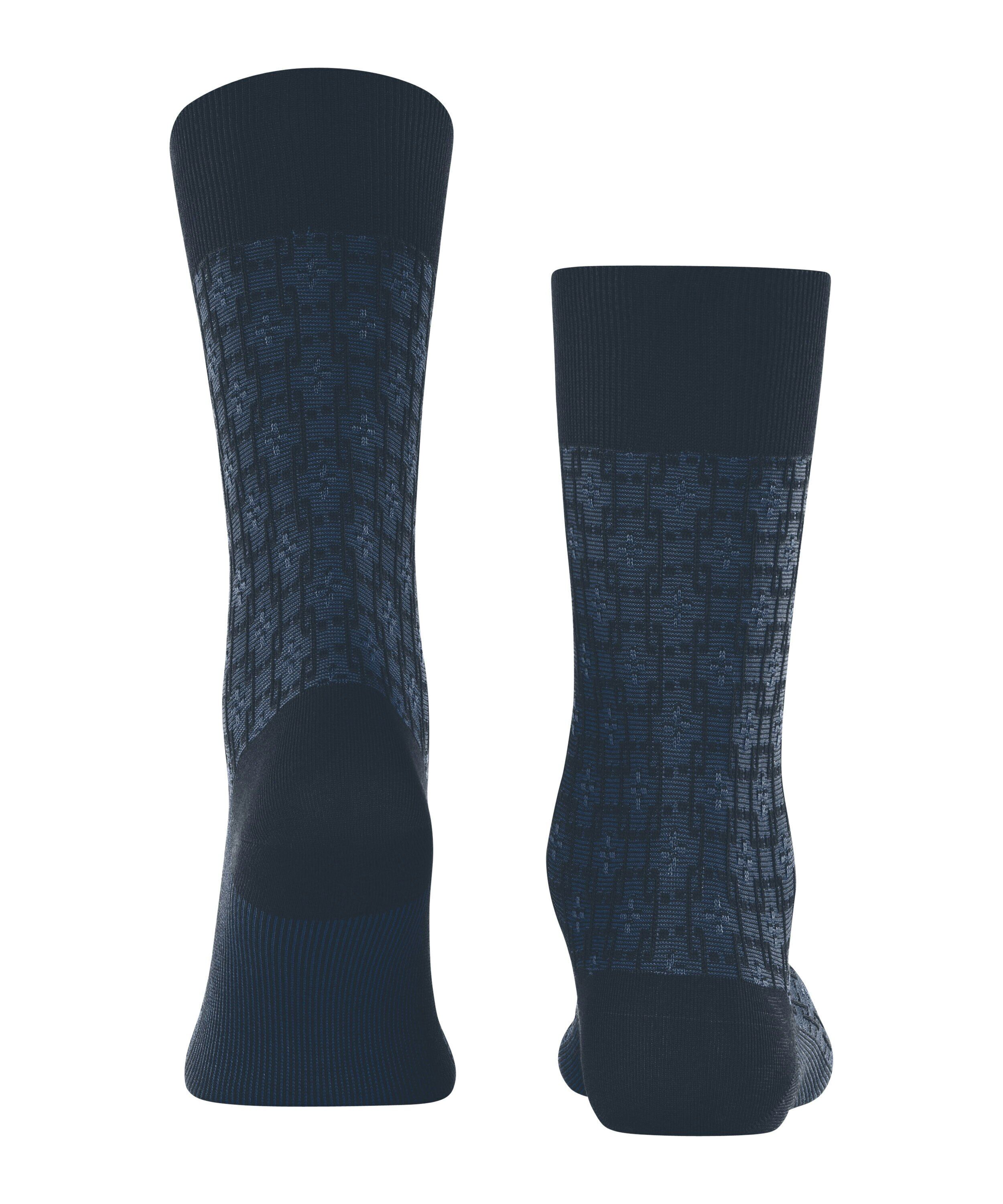 FALKE Artwork Tie herensokken, donkerblauw (midnight)