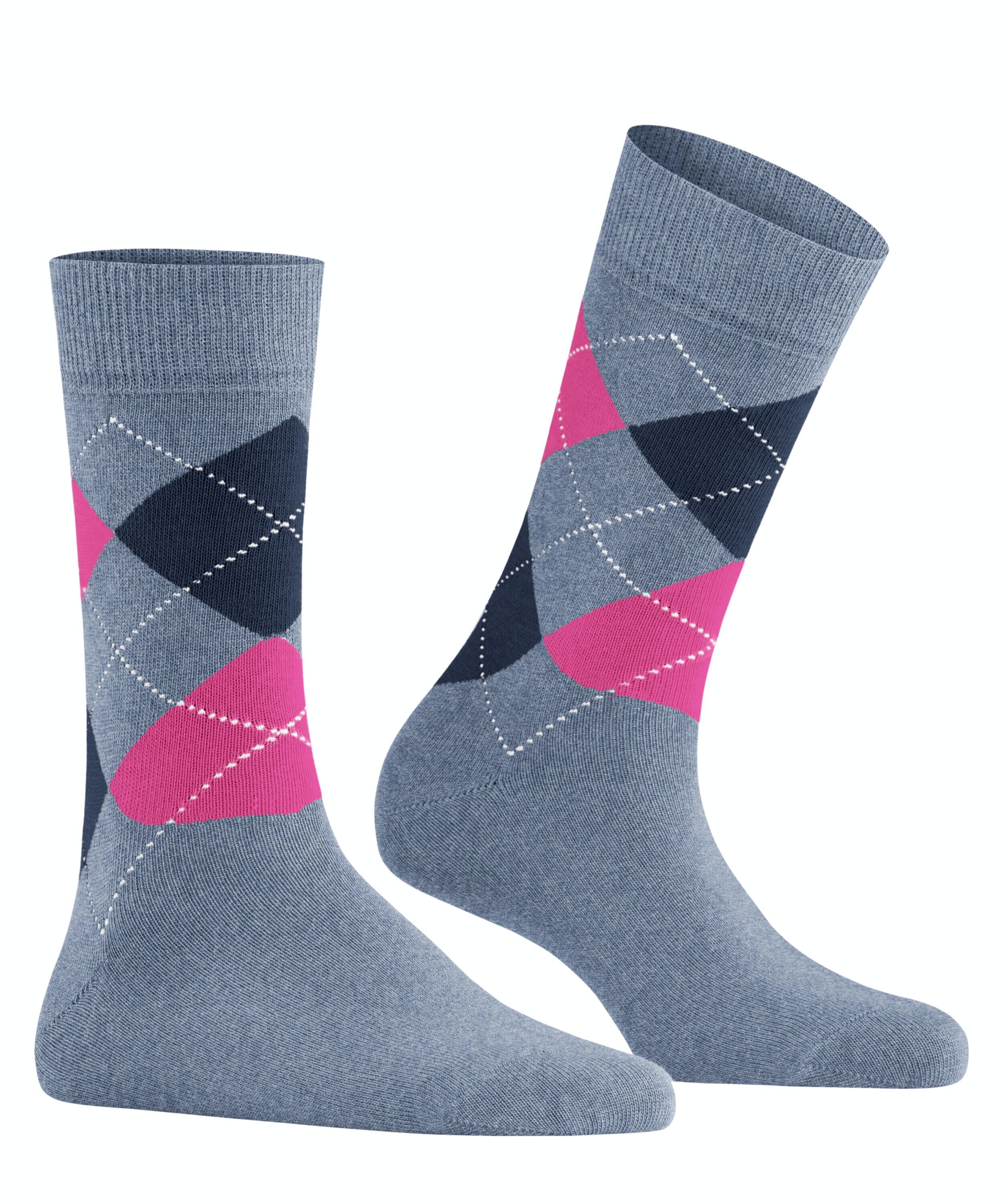 Burlington Queen damessokken, blauw (cobalt)
