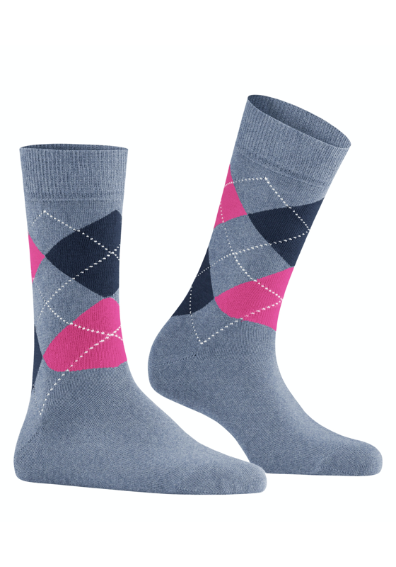 Burlington Queen damessokken, blauw (cobalt) Burlington Queen damessokken, blauw (cobalt)