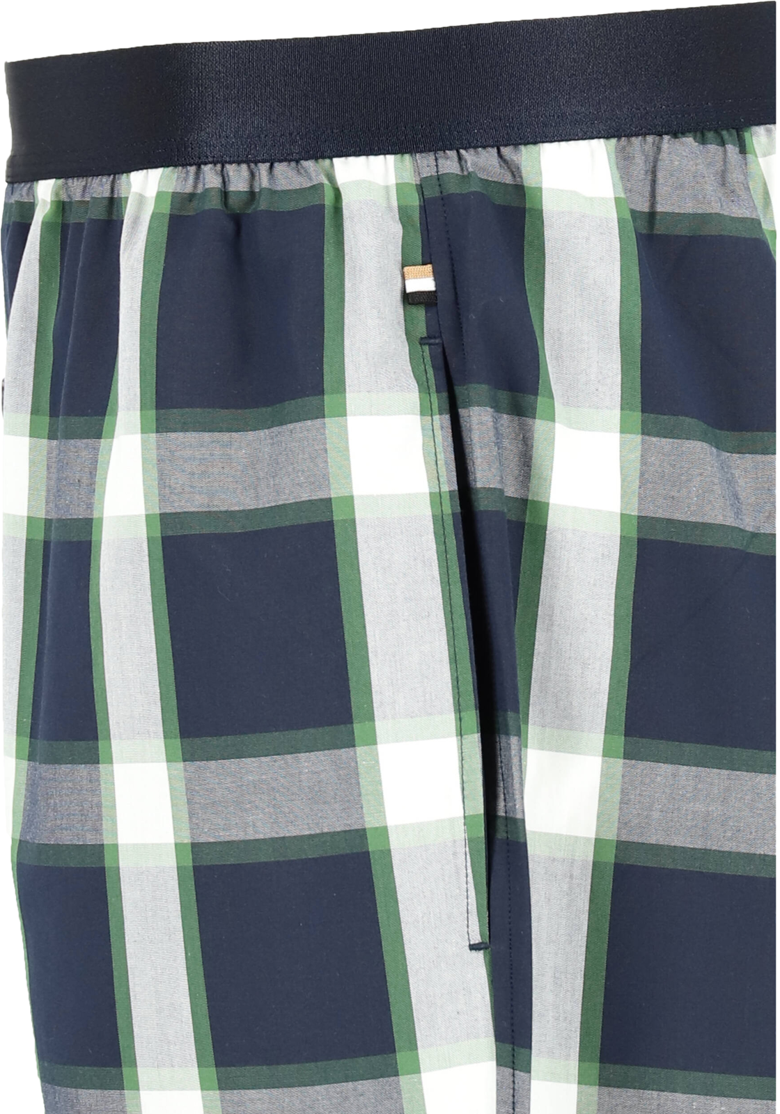 8-4063541165719-Hugo_Boss-HB_PJ_Groen_50488084348_detail_HR BOSS Long Set, heren lounge set, blauw met groen-blauw geruite broek
