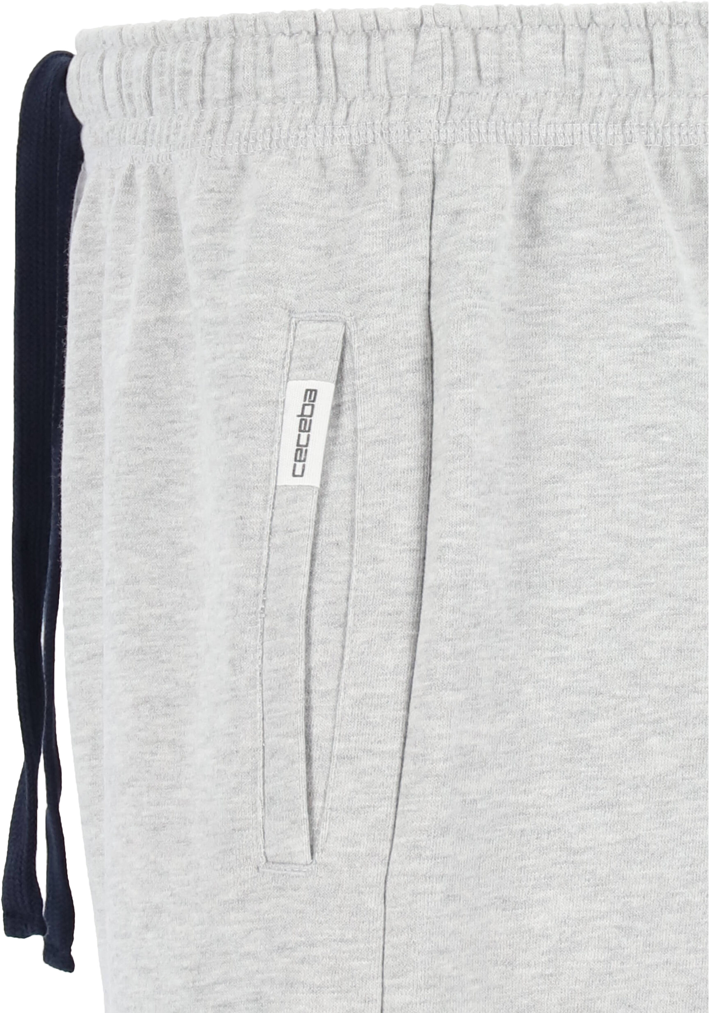 Ceceba heren joggingbroek kort (dik), grijs