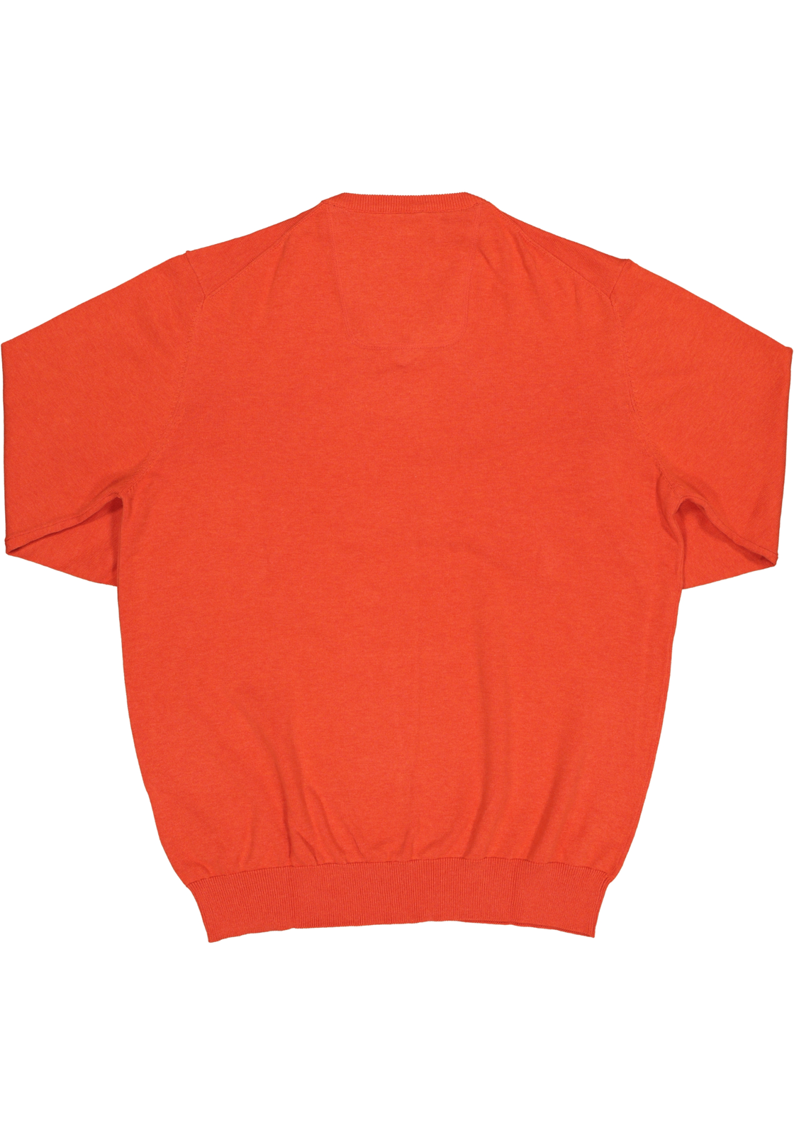 3-4060031649698_Casa_Moda_Trui_HR Casa Moda heren trui katoen V-hals, oranje-rood