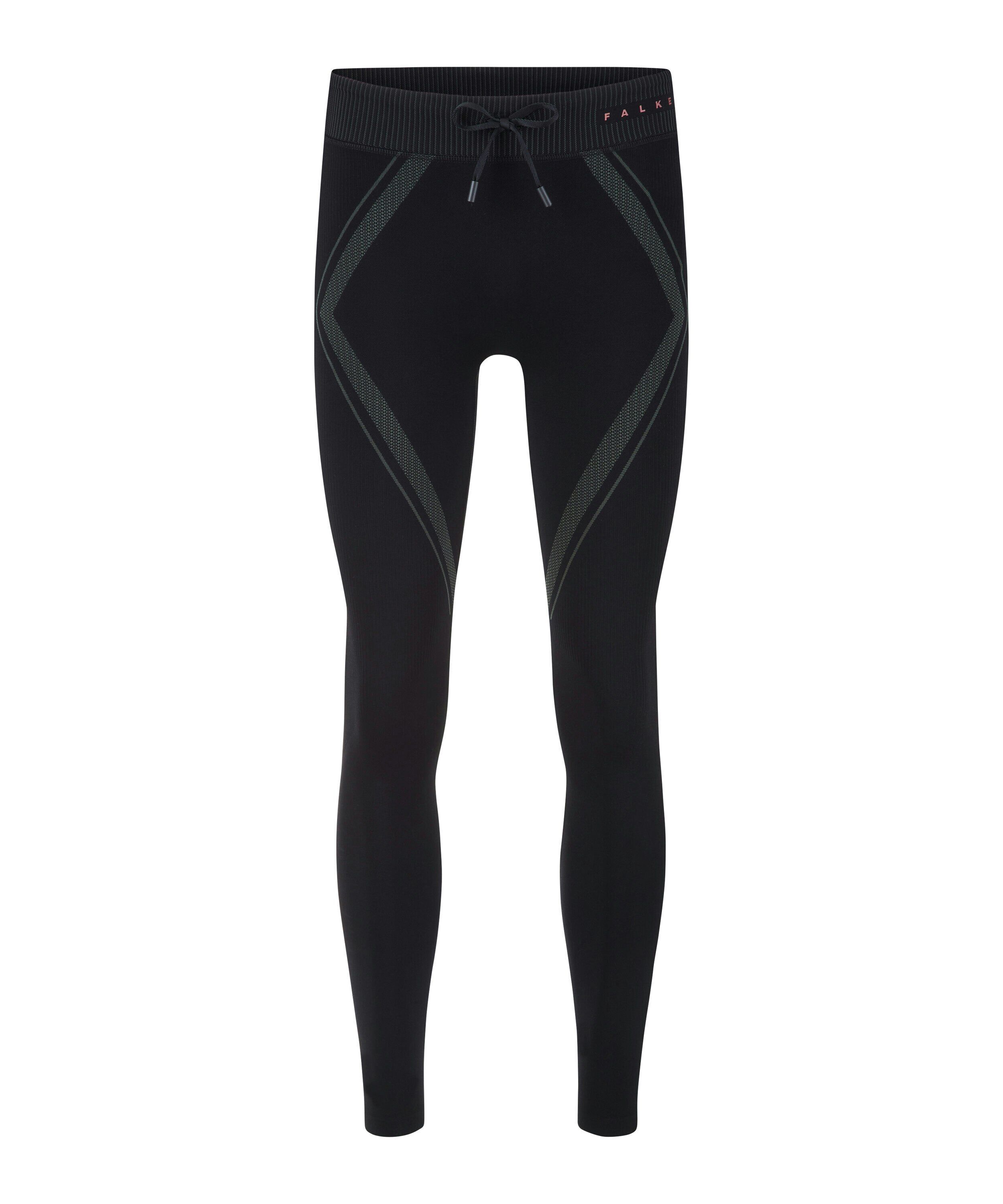 FALKE heren running tights, zwart (black)