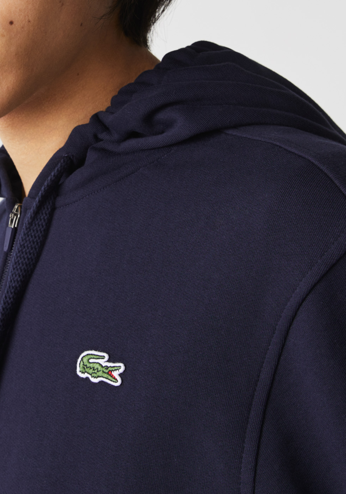 7-3614038033069-lacoste-sweatvest_HR Lacoste heren hoodie sweatsvest, met rits, donkerblauw