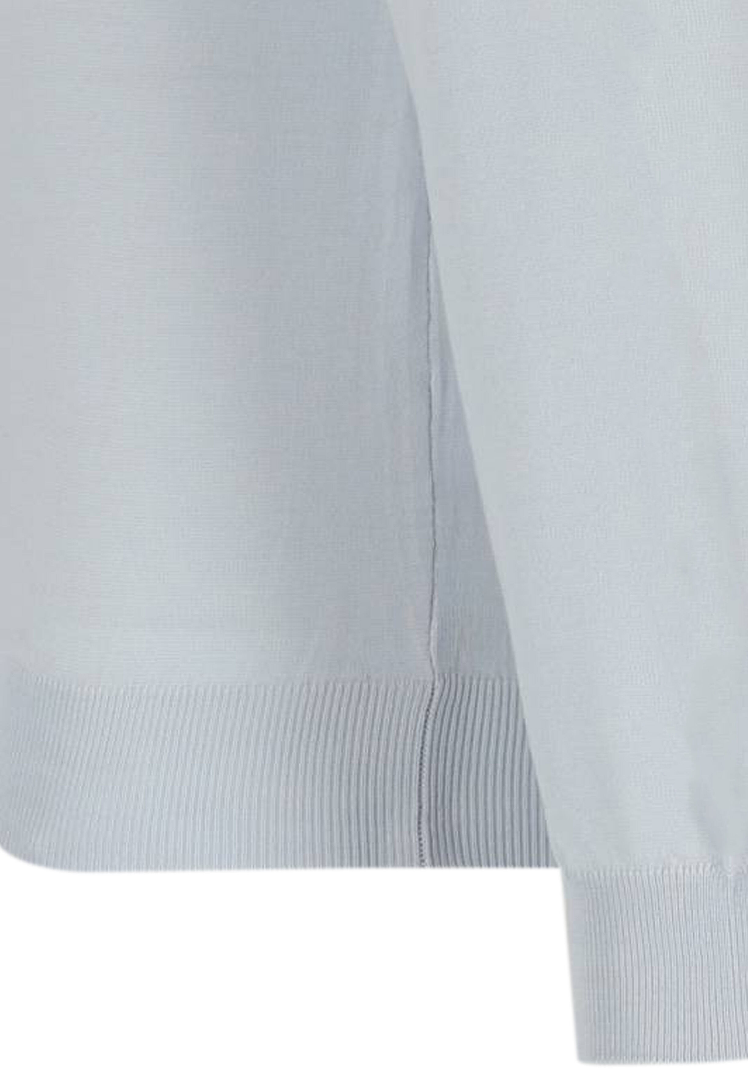 BOSS Bono regular fit trui wol, heren trui middeldik gebreide polo, blauw